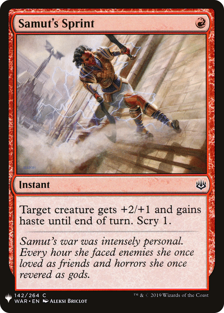 Samut's Sprint — The List — Magic: The Gathering