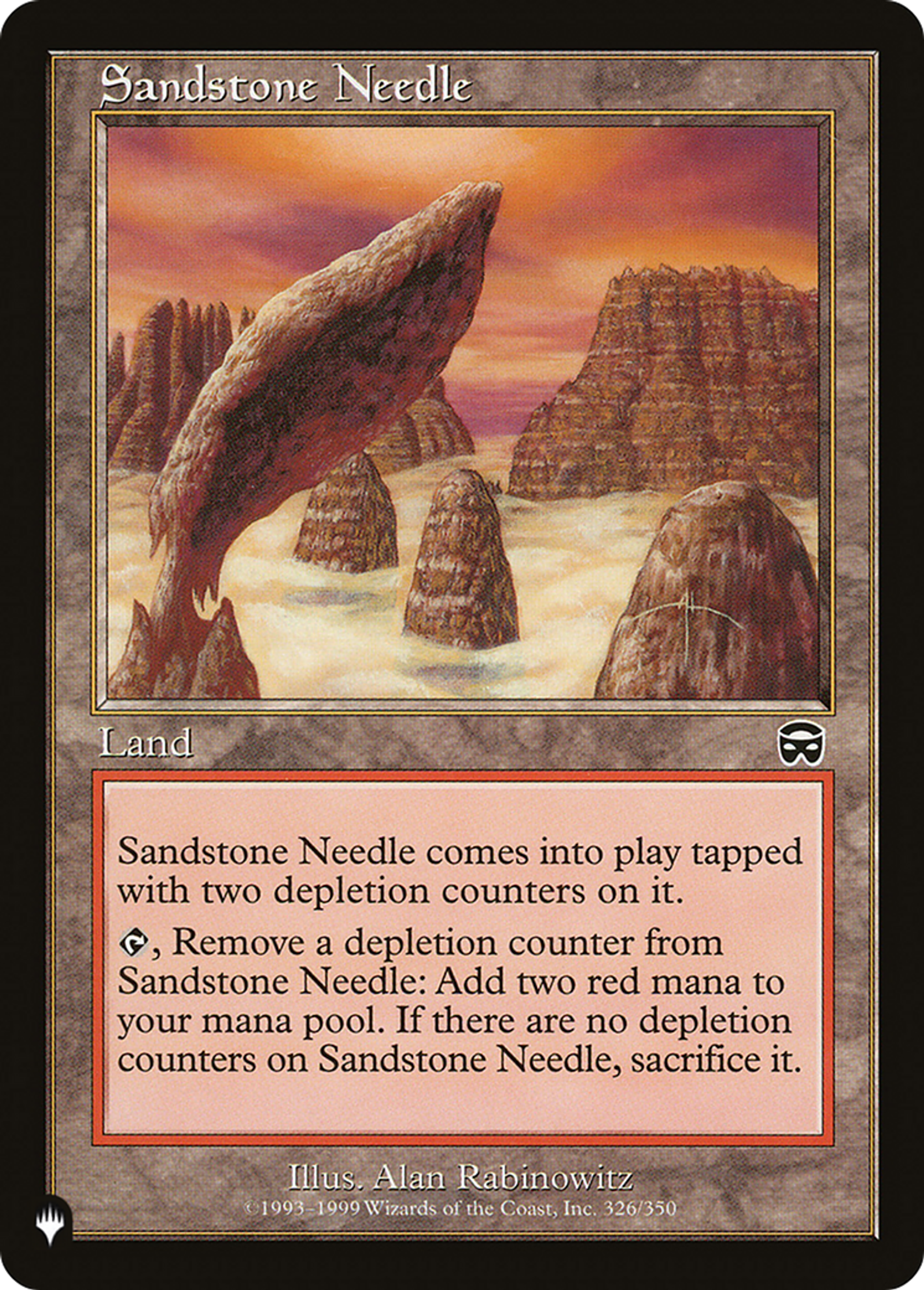 Sandstone Needle — The List — Magic: The Gathering