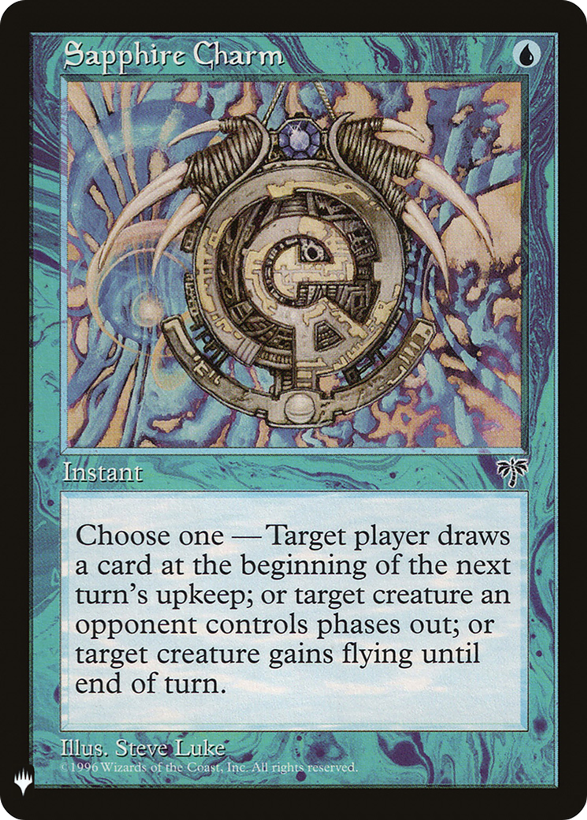 Charme de saphir — The List — Magic: The Gathering