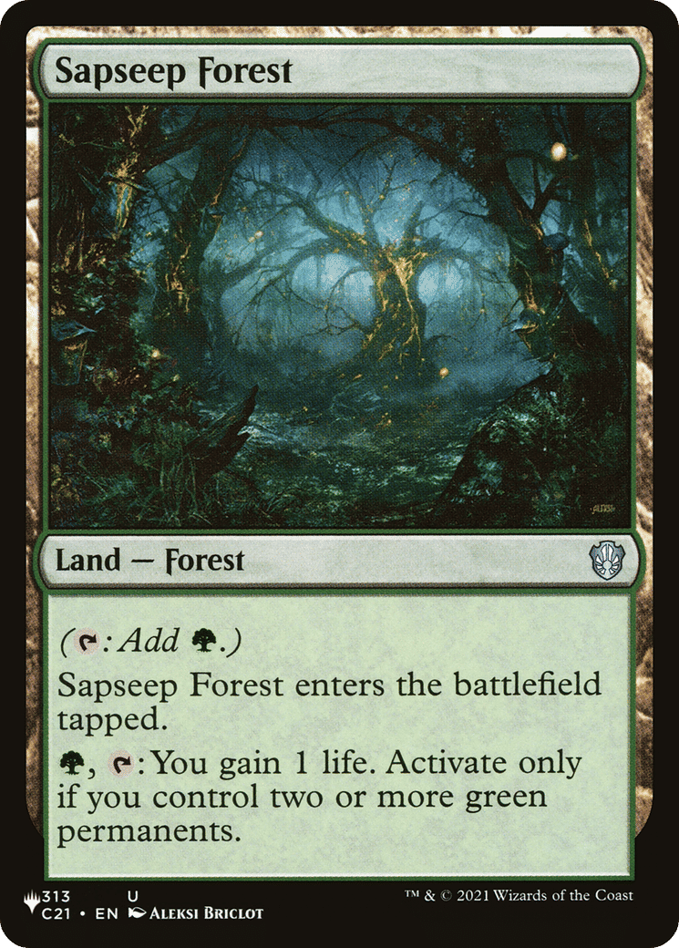 Sapseep Forest — The List — Magic: The Gathering