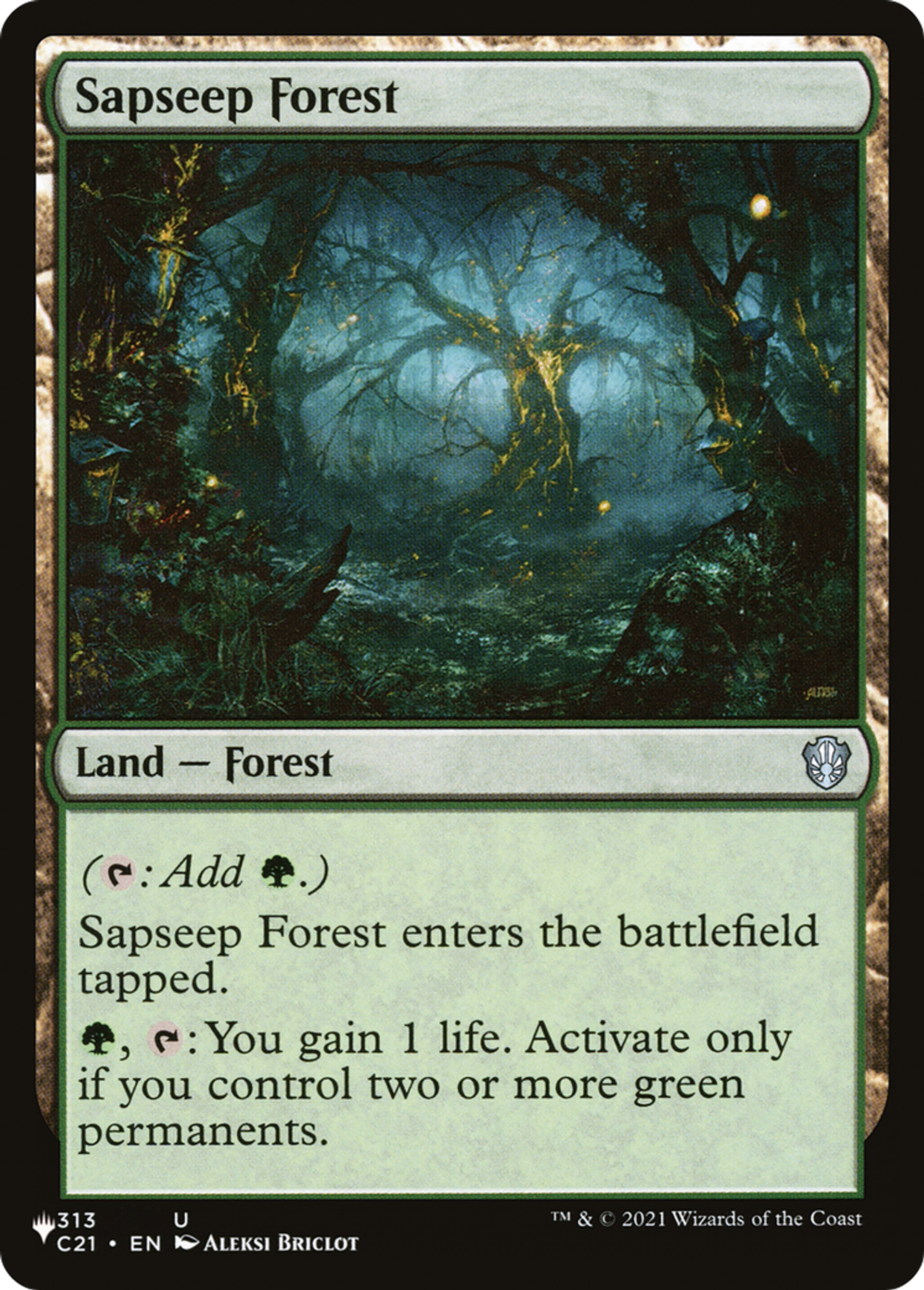 Sapseep Forest — The List — Magic: The Gathering