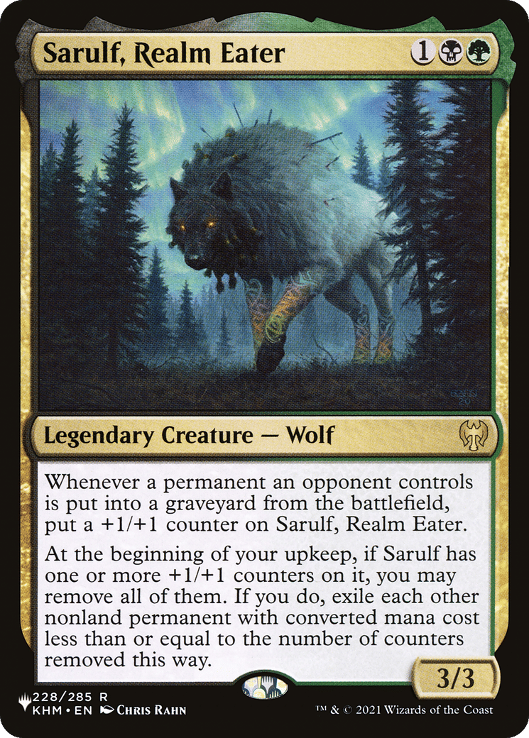 Sarulf, Realm Eater — The List — Magic: The Gathering