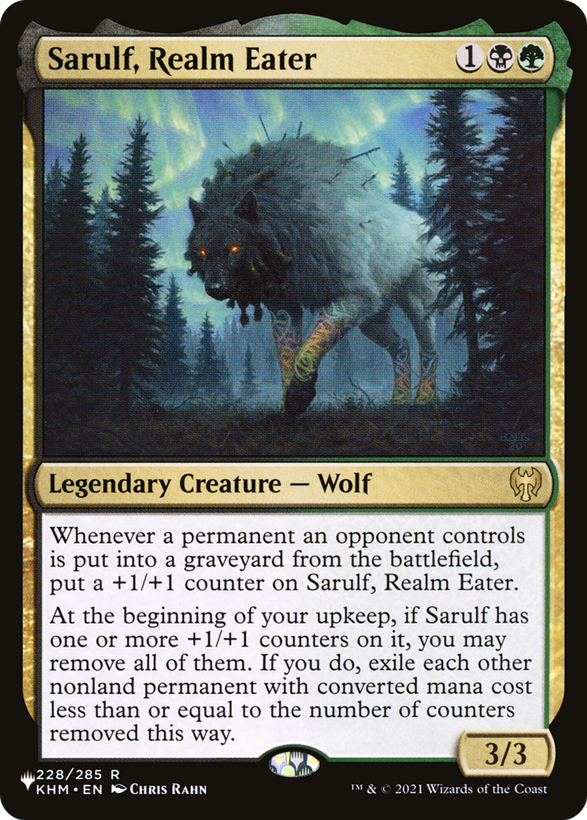 Sarulf, dévoreur de royaume — The List — Magic: The Gathering