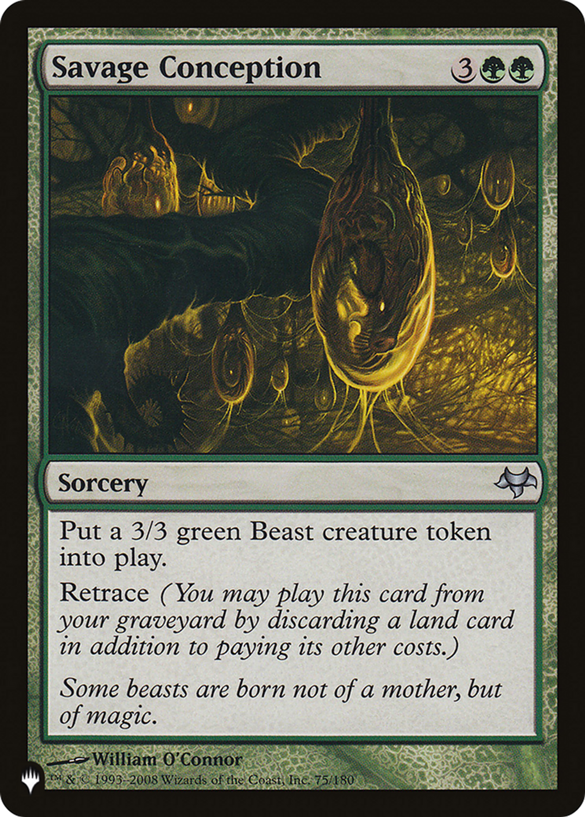 Savage Conception — The List — Magic: The Gathering