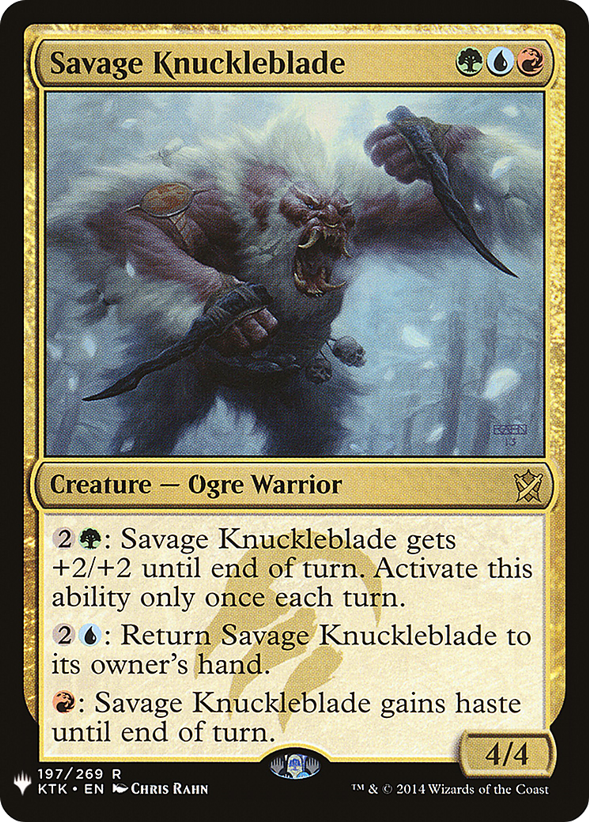 Savage Knuckleblade — The List — Magic: The Gathering