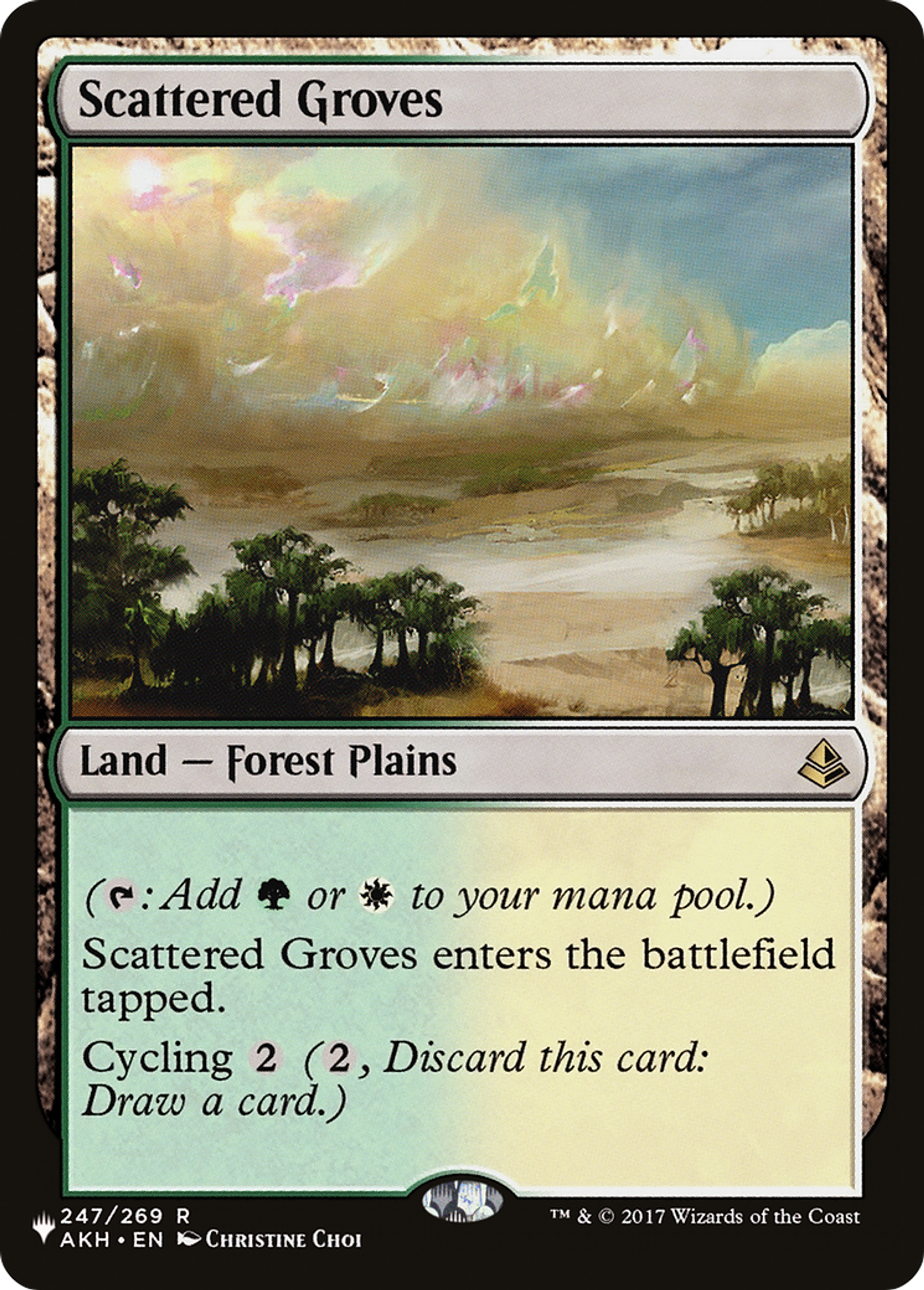 Bosquets épars — The List — Magic: The Gathering