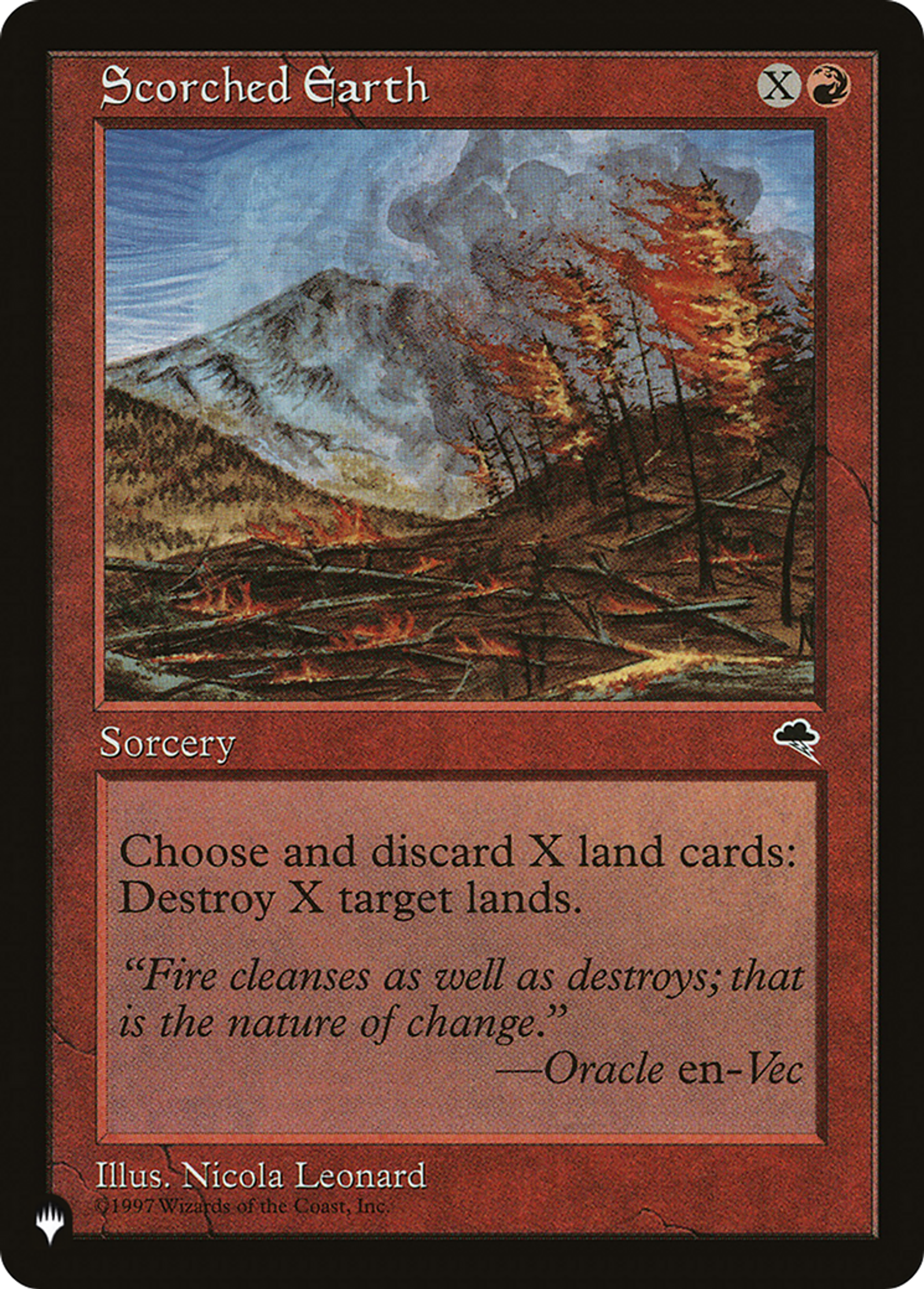 Scorched Earth — The List — Magic: The Gathering