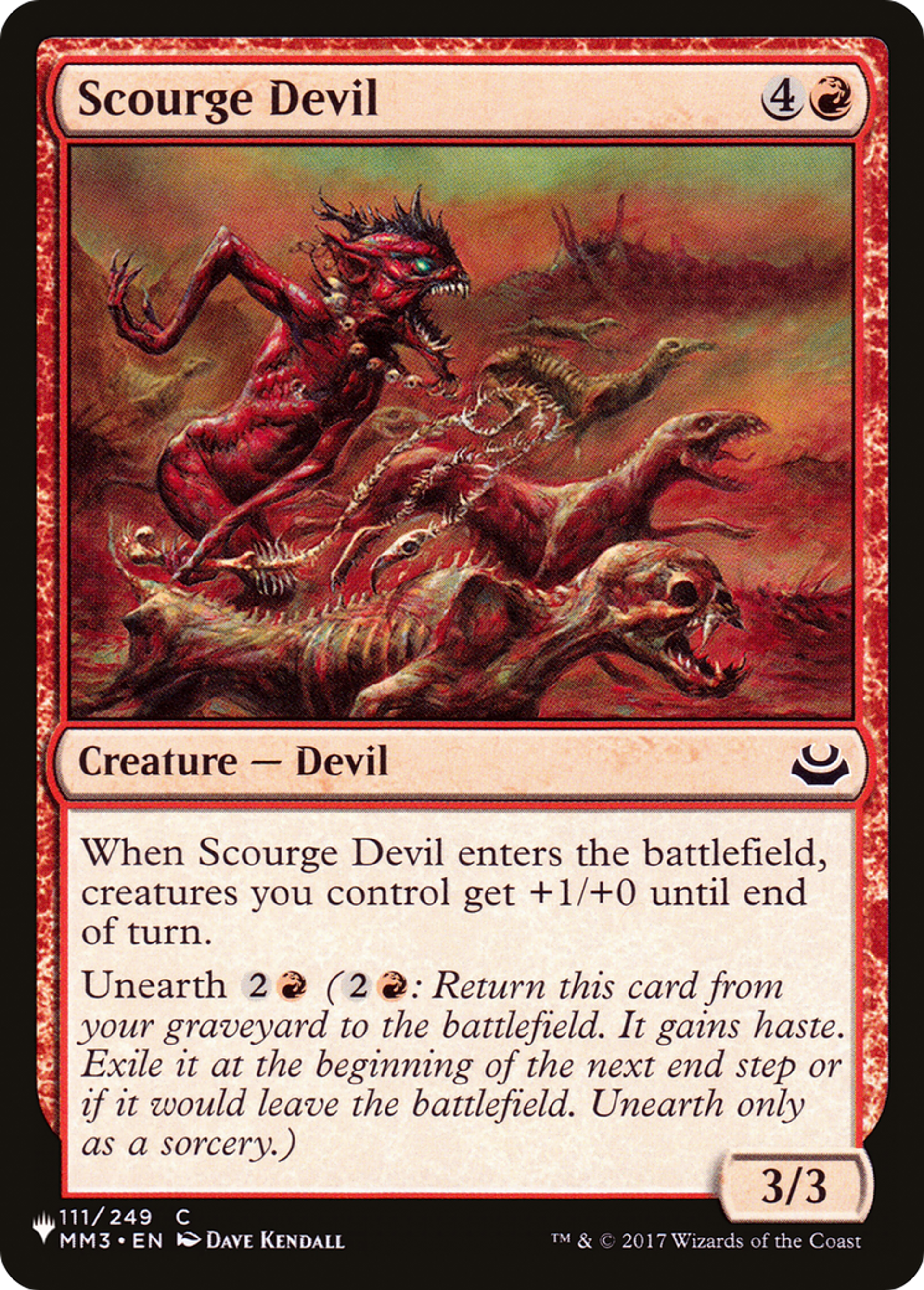 Diable de la calamité — The List — Magic: The Gathering