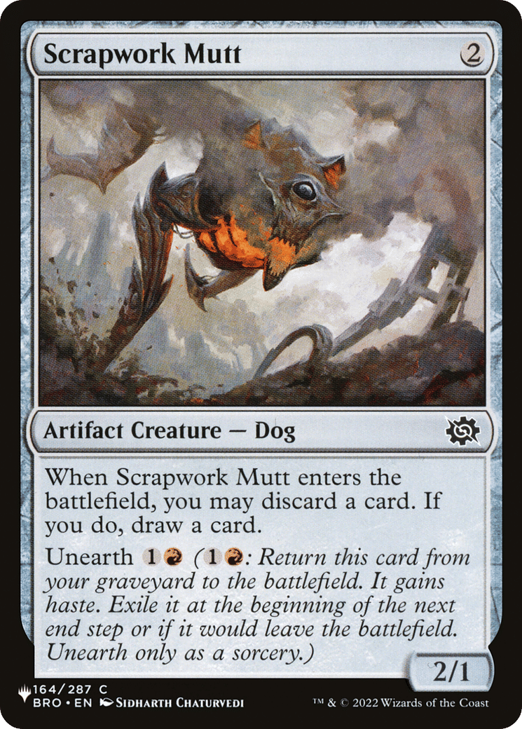 Scrapwork Mutt — The List — Magic: The Gathering