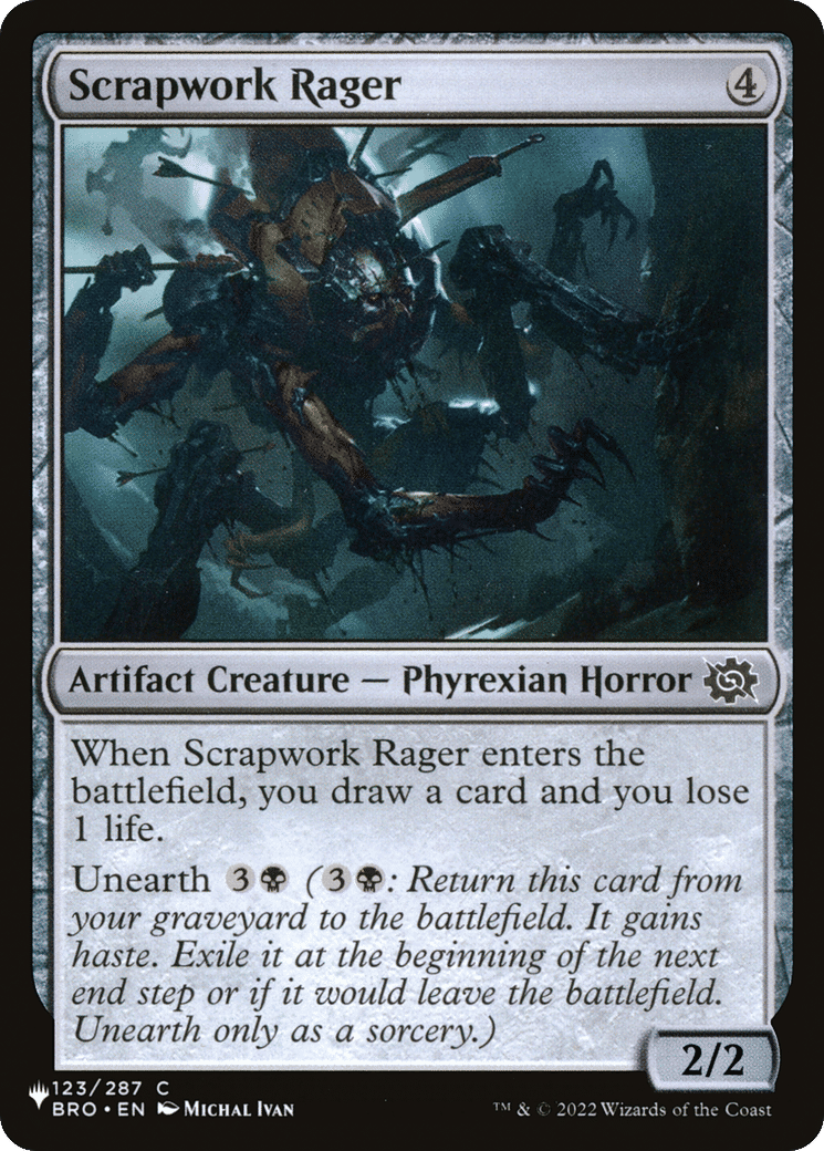 Scrapwork Rager — The List — Magic: The Gathering