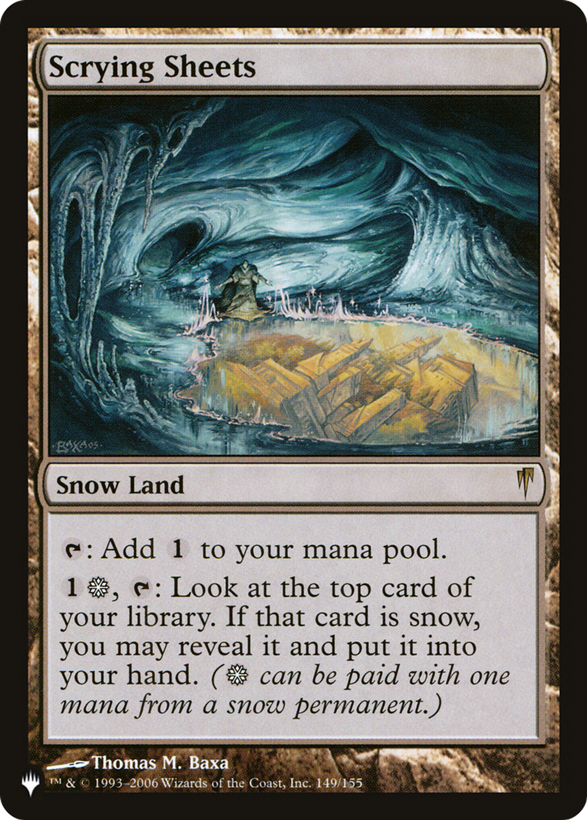 Scrying Sheets — The List — Magic: The Gathering