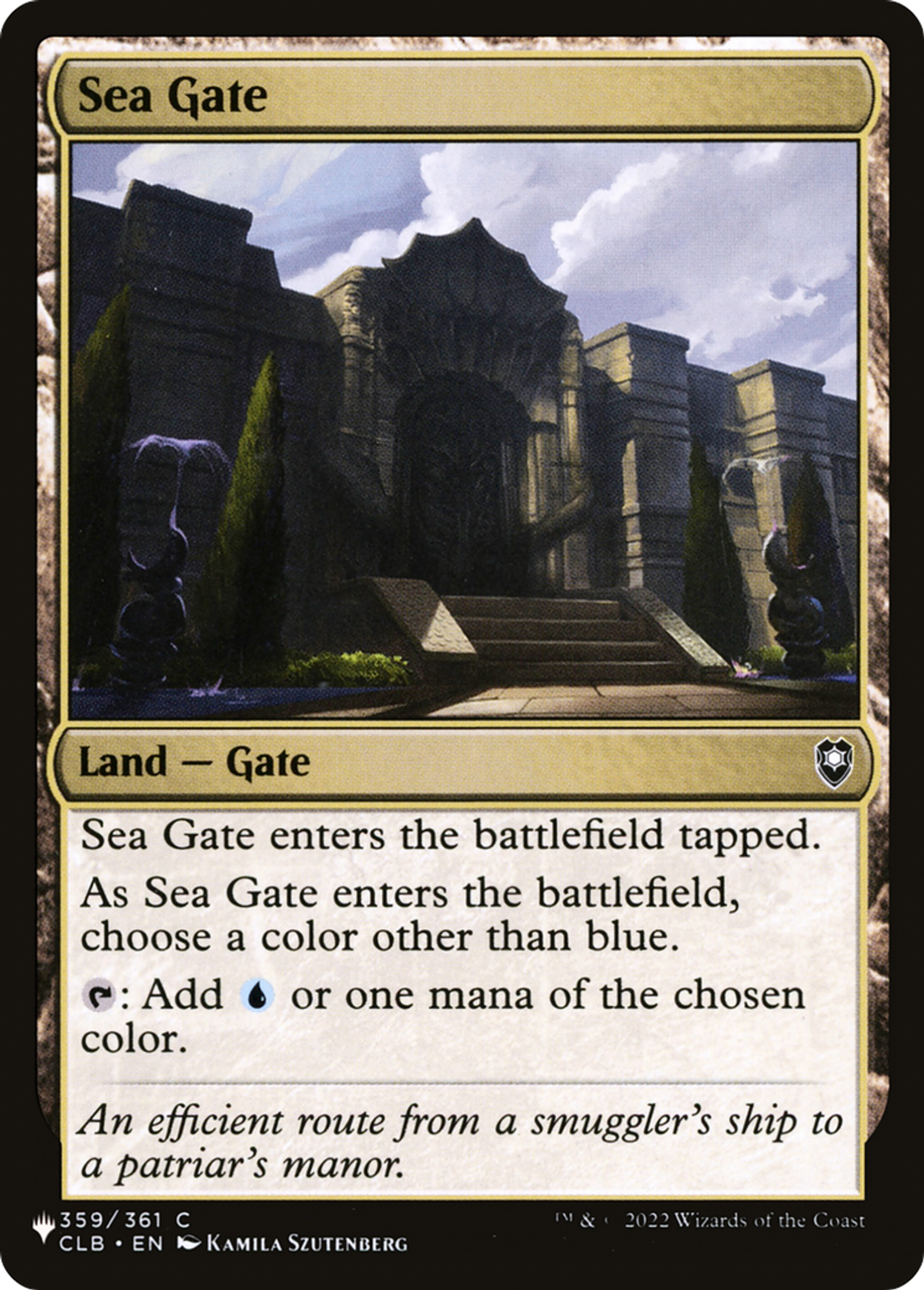 Sea Gate — The List — Magic: The Gathering