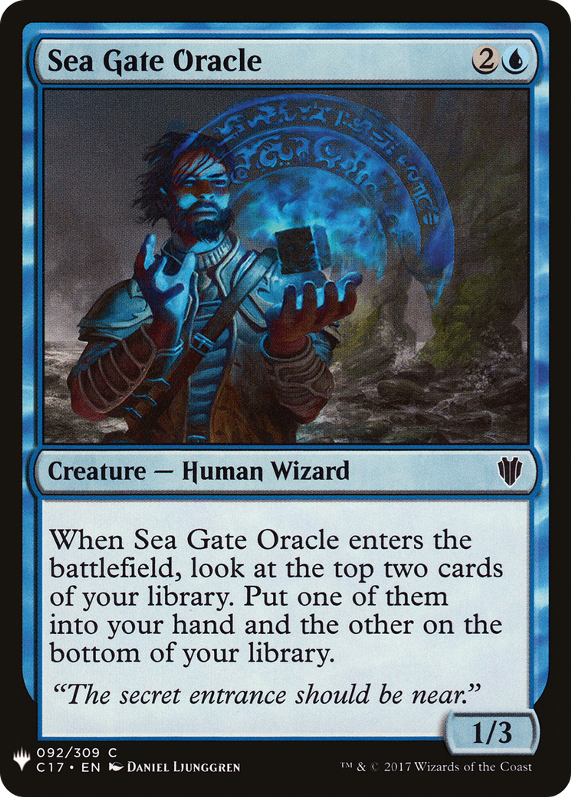 Sea Gate Oracle — The List — Magic: The Gathering
