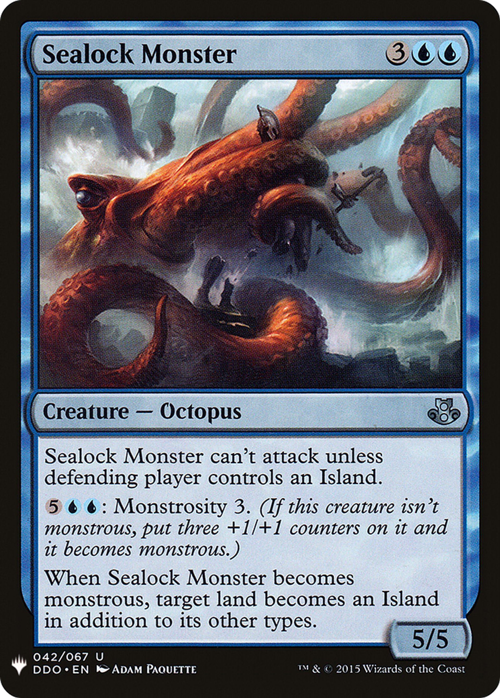 Sealock Monster — The List — Magic: The Gathering