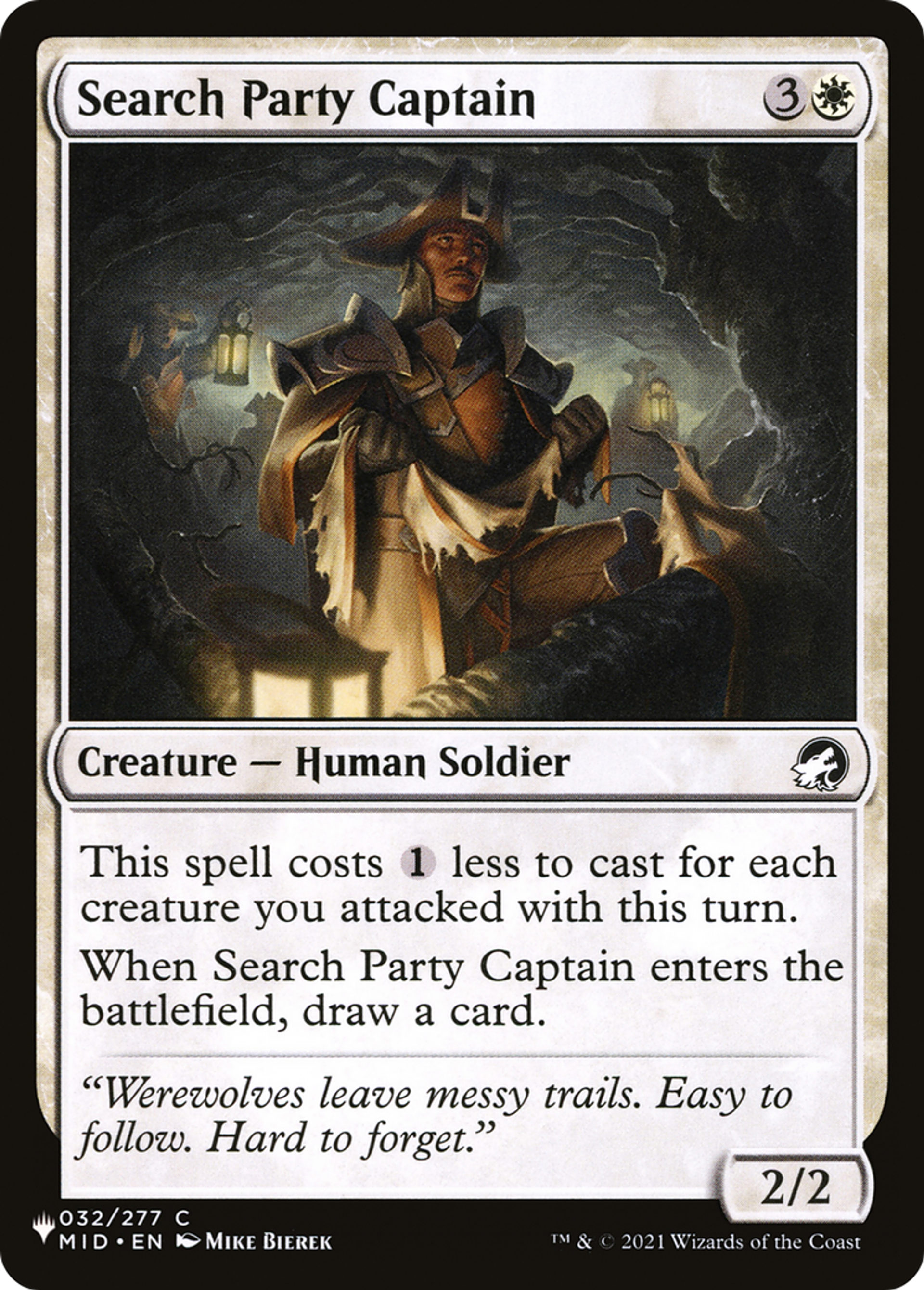 Search Party Captain — The List — Magic: The Gathering