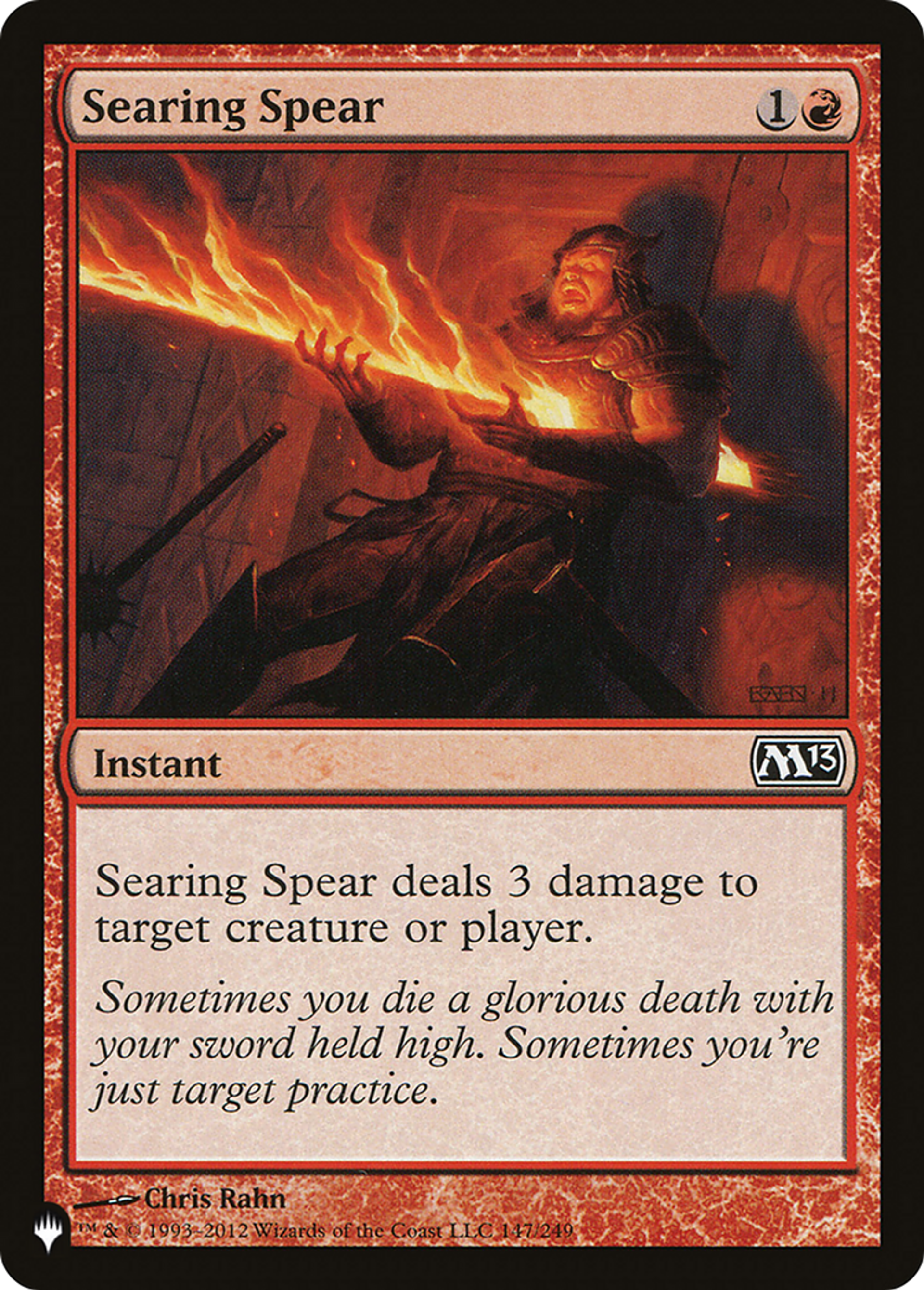 Lance calcinante — The List — Magic: The Gathering