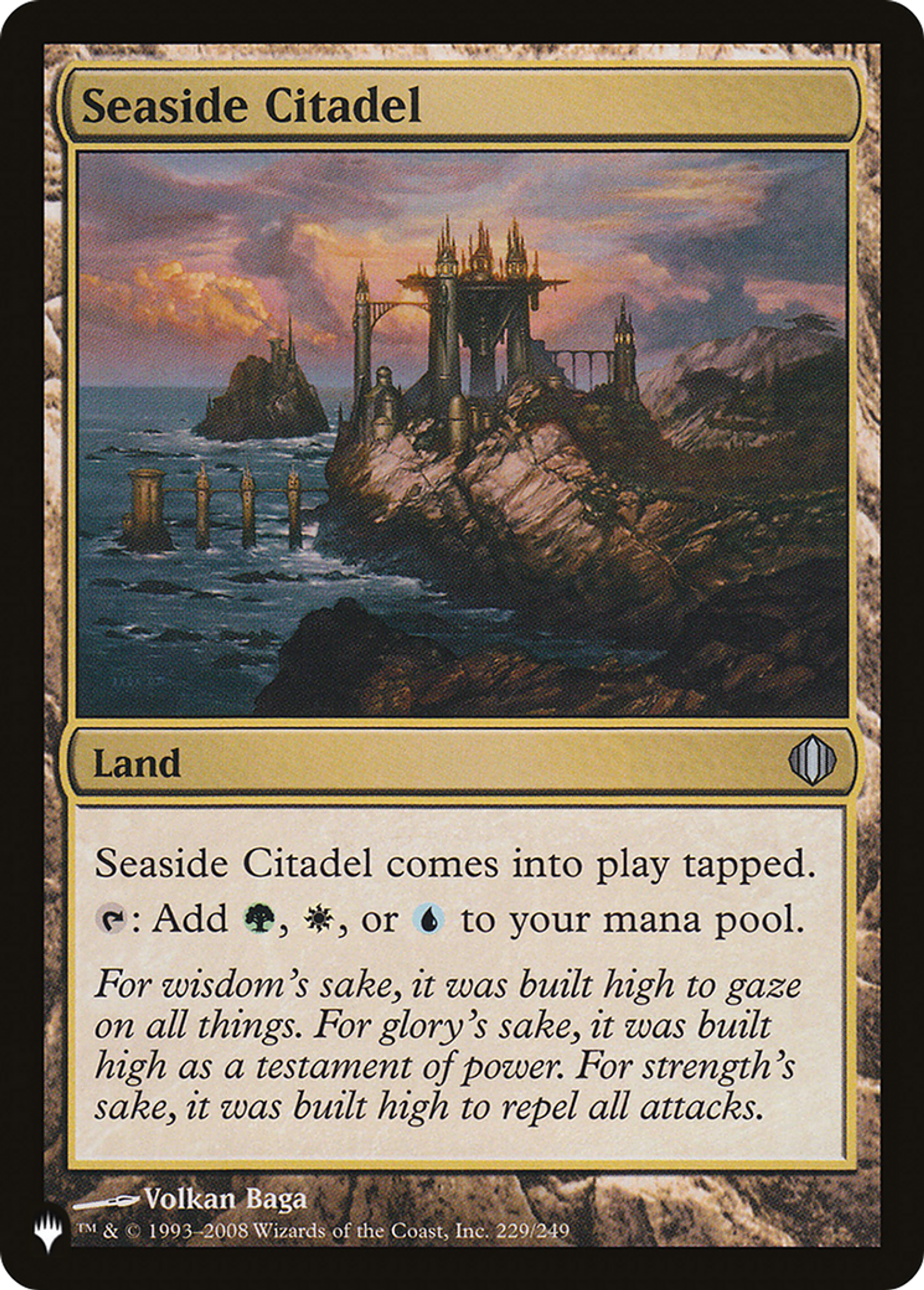 Seaside Citadel — The List — Magic: The Gathering