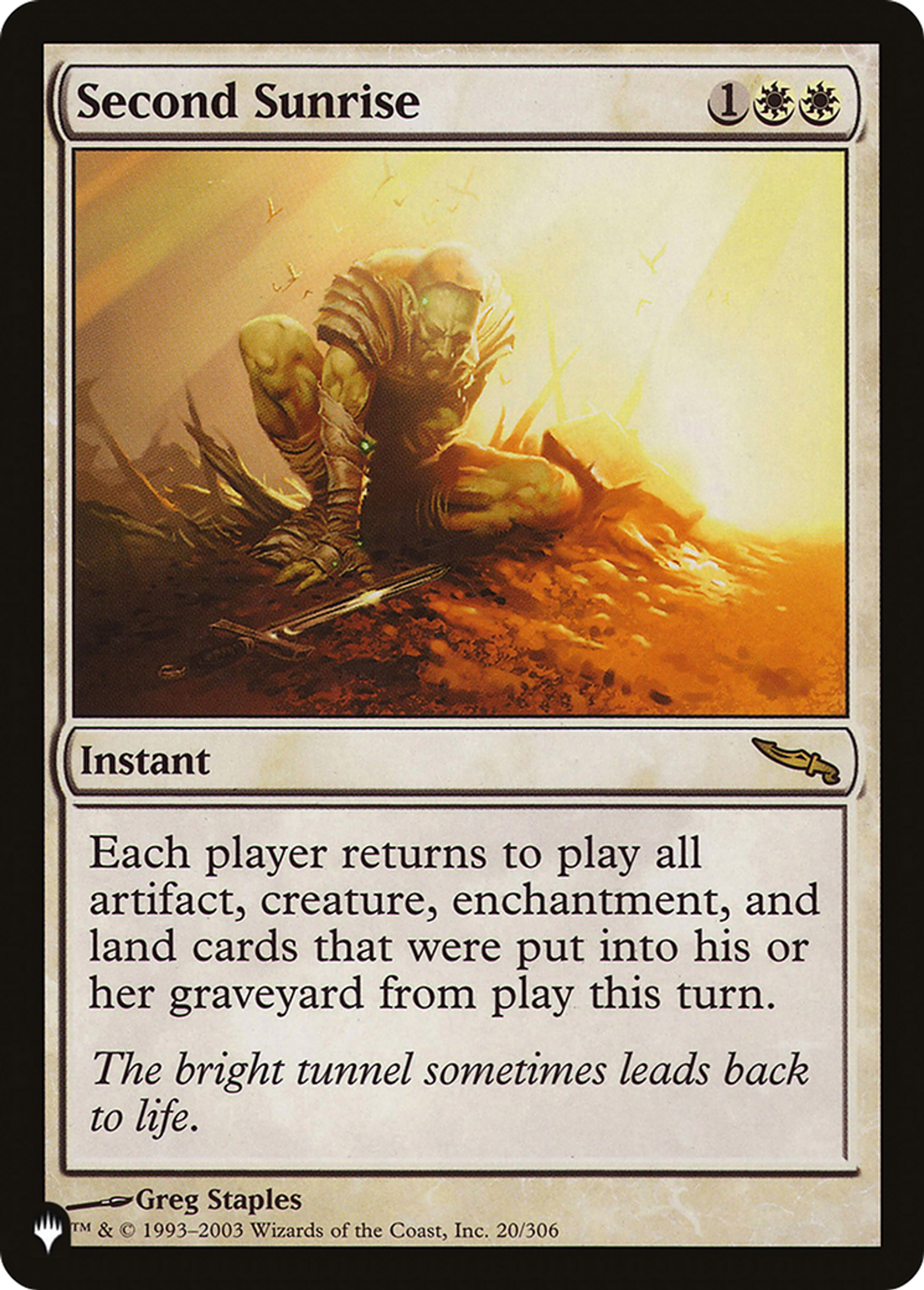 Second Sunrise — The List — Magic: The Gathering