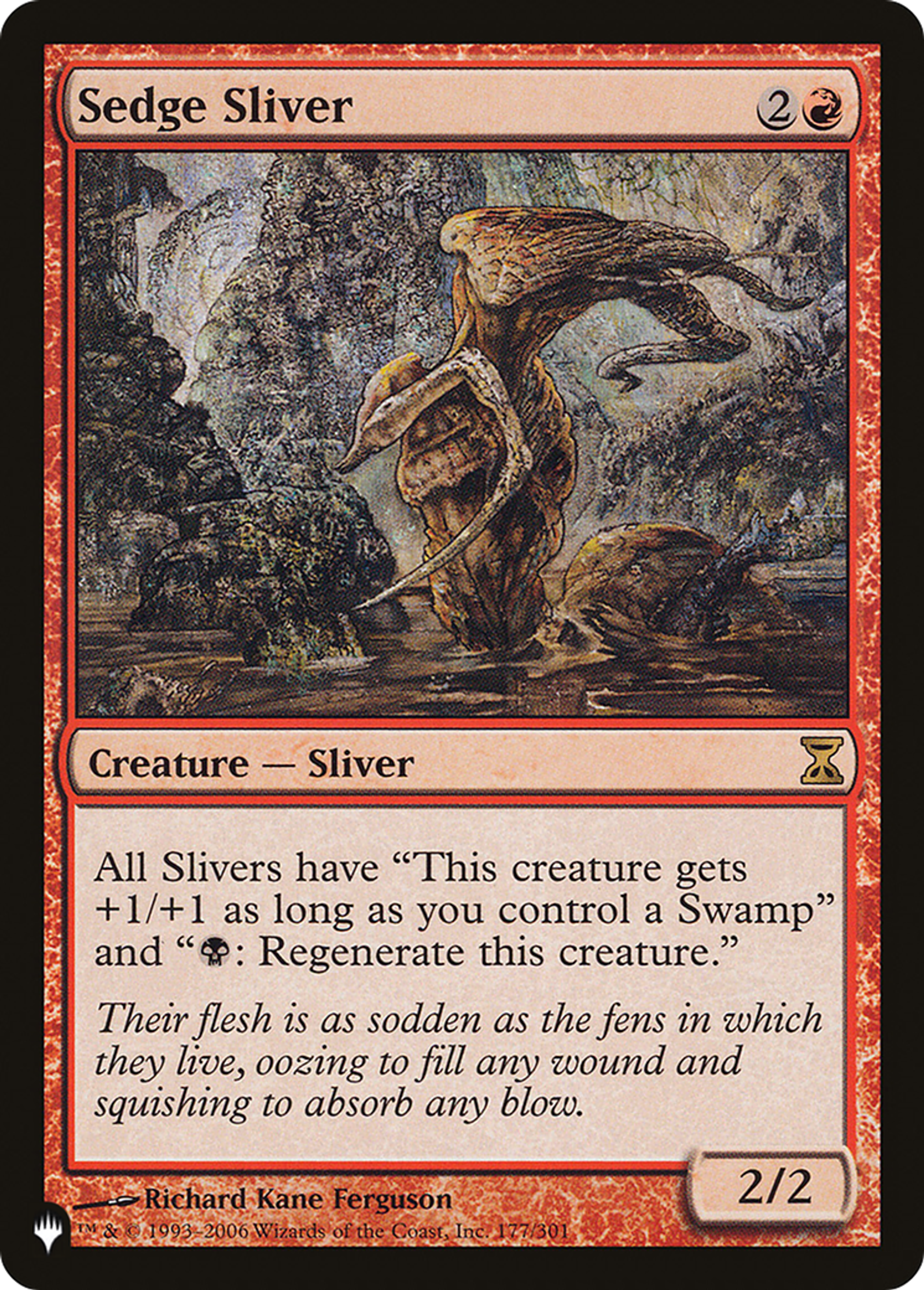 Sedge Sliver — The List — Magic: The Gathering