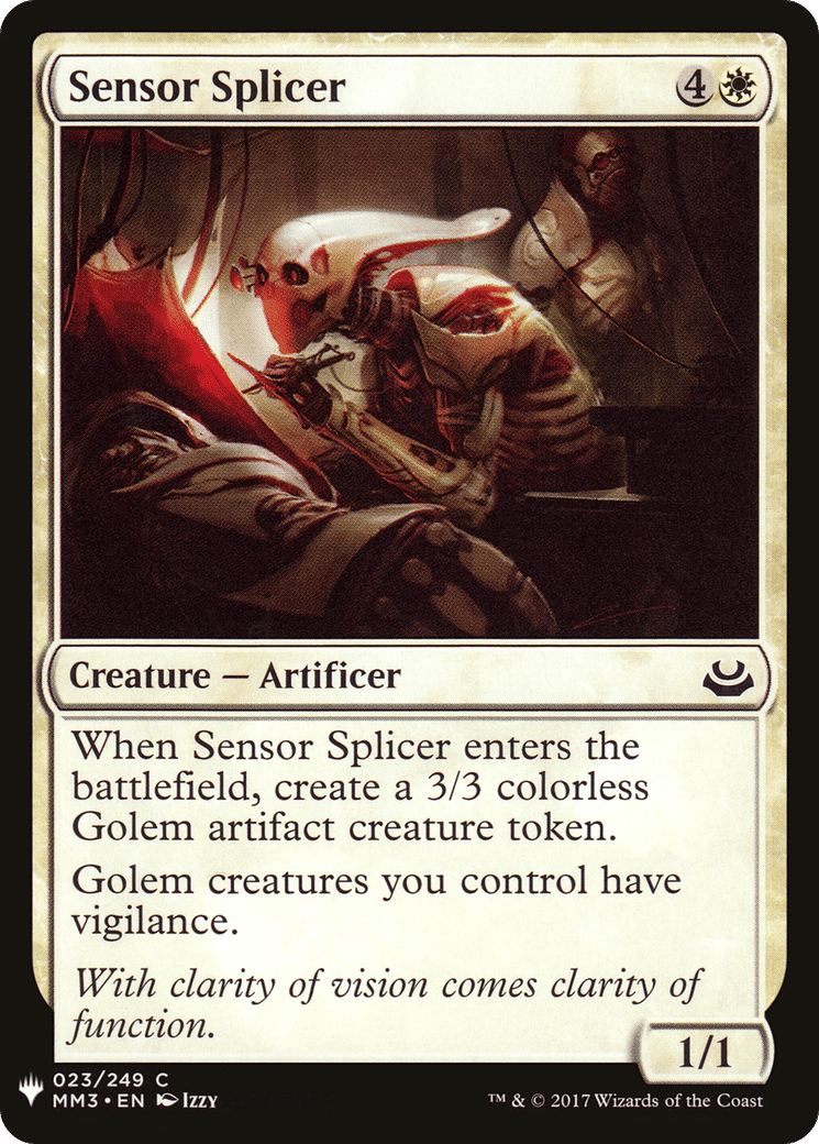 Sensor Splicer — The List — Magic: The Gathering