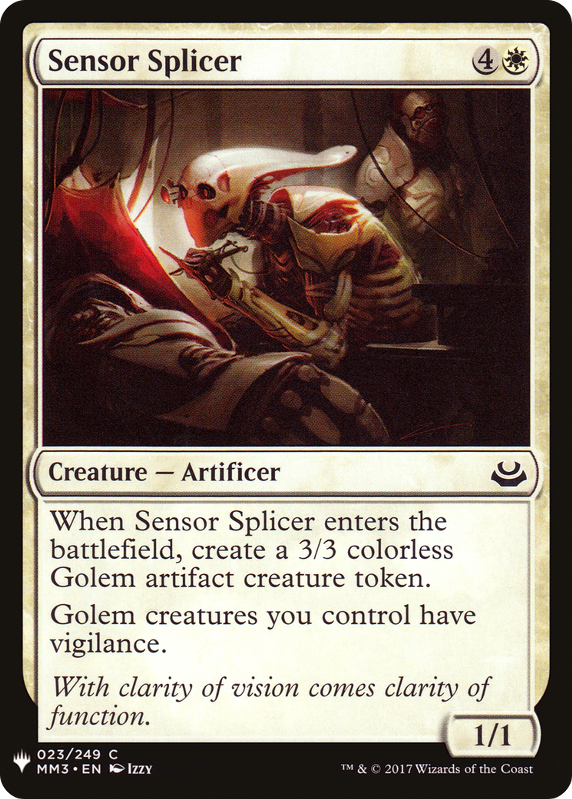 Sensor Splicer — The List — Magic: The Gathering