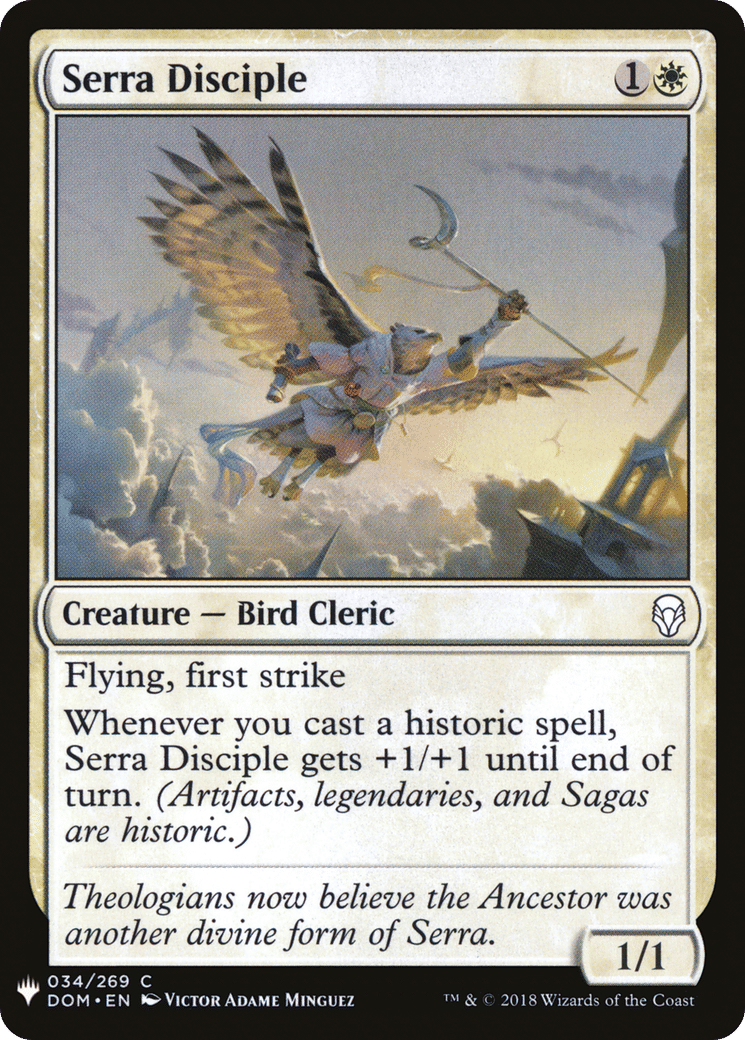 Serra Disciple — The List — Magic: The Gathering