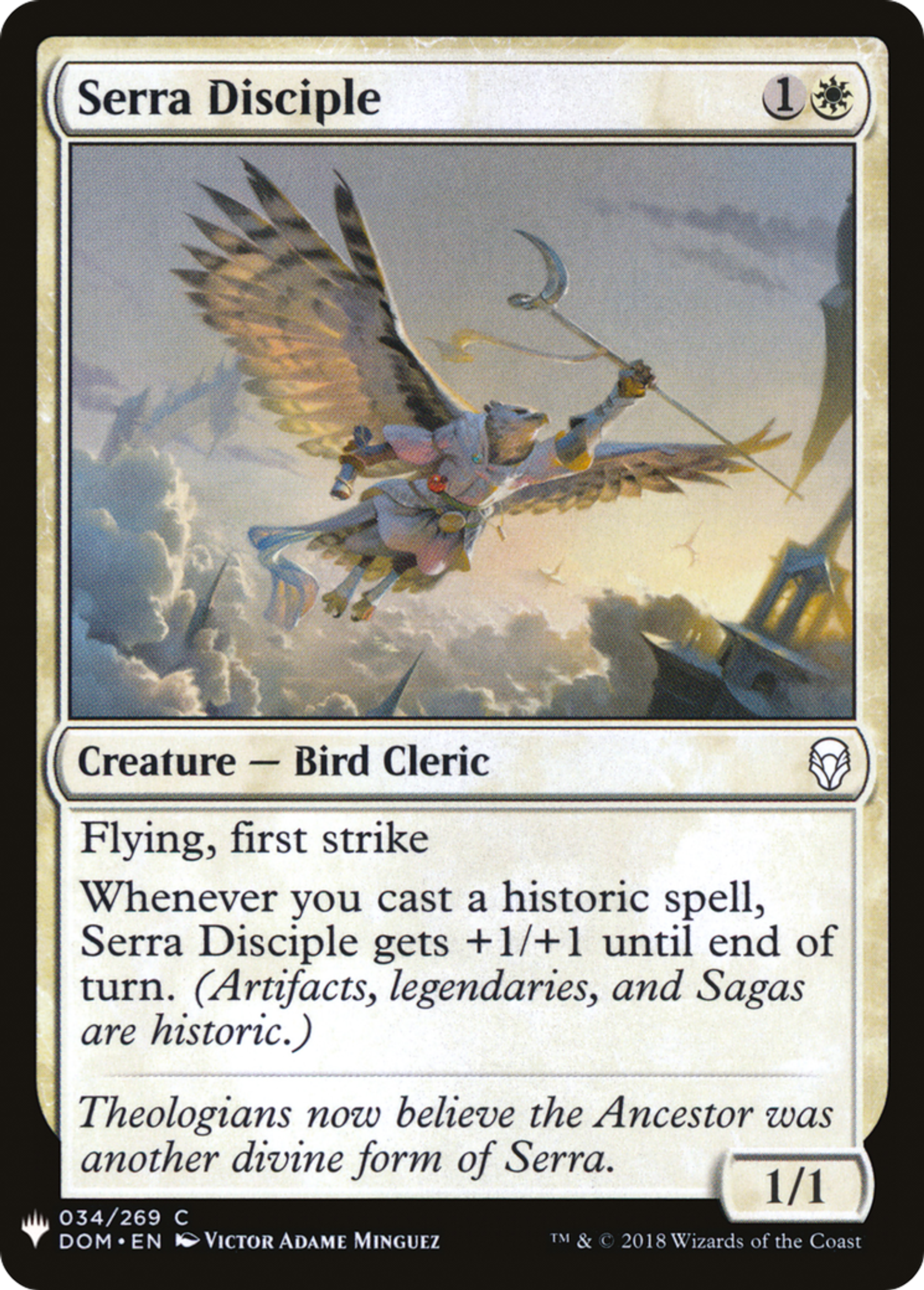 Serra Disciple — The List — Magic: The Gathering