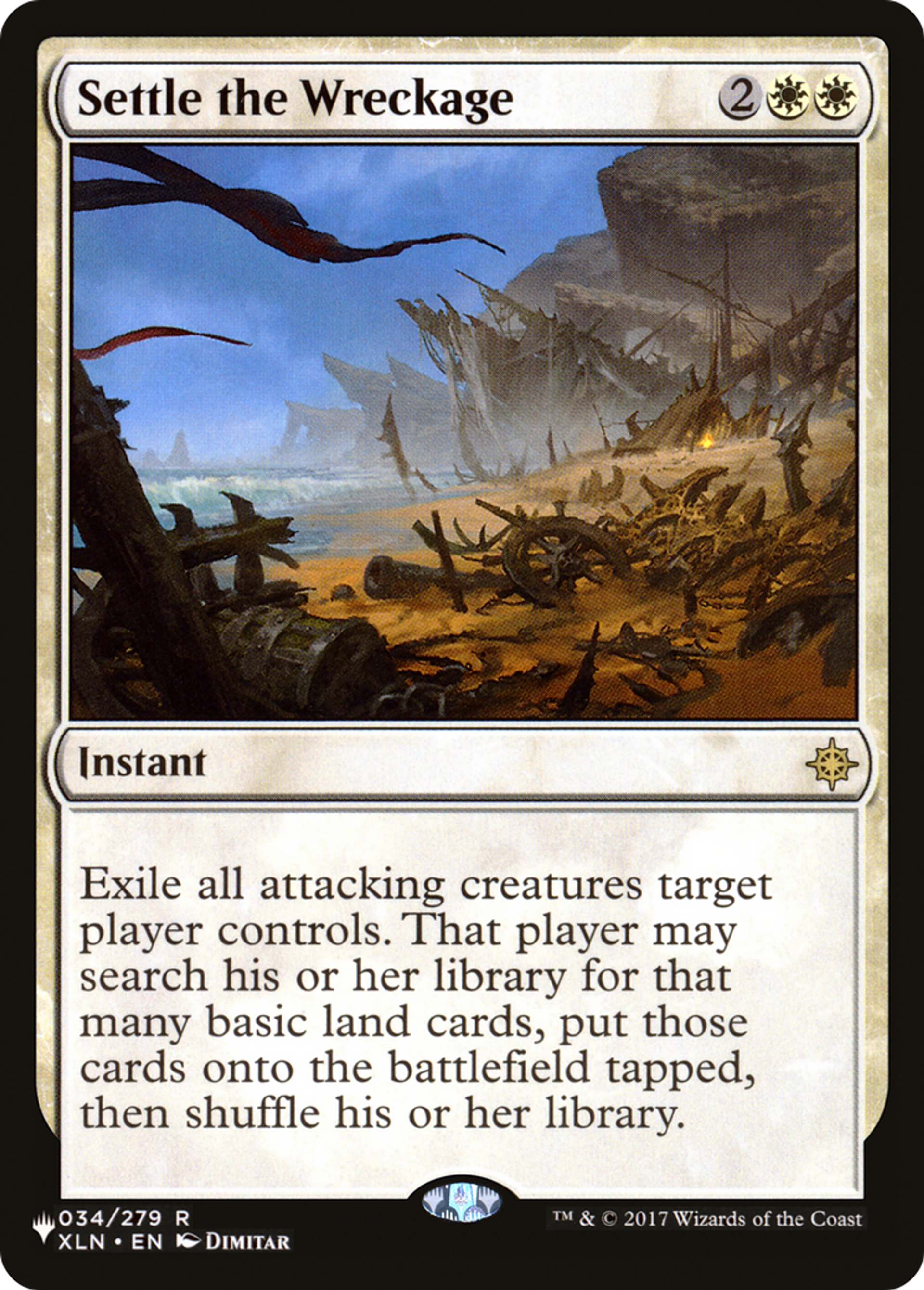 Aménagement des décombres — The List — Magic: The Gathering
