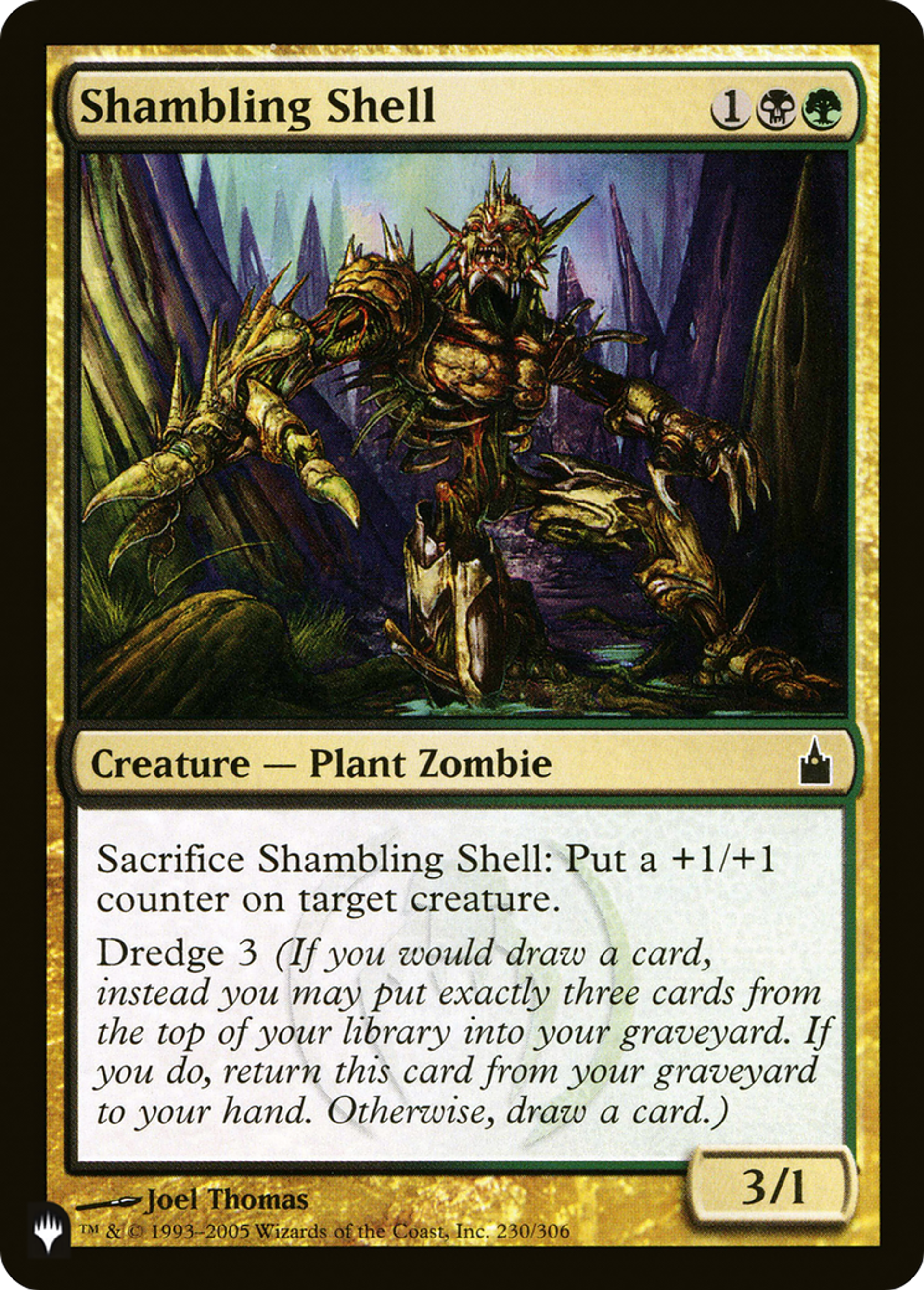 Carapace chavirante — The List — Magic: The Gathering
