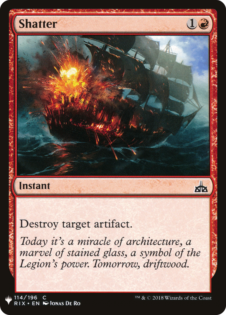 Shatter — The List — Magic: The Gathering