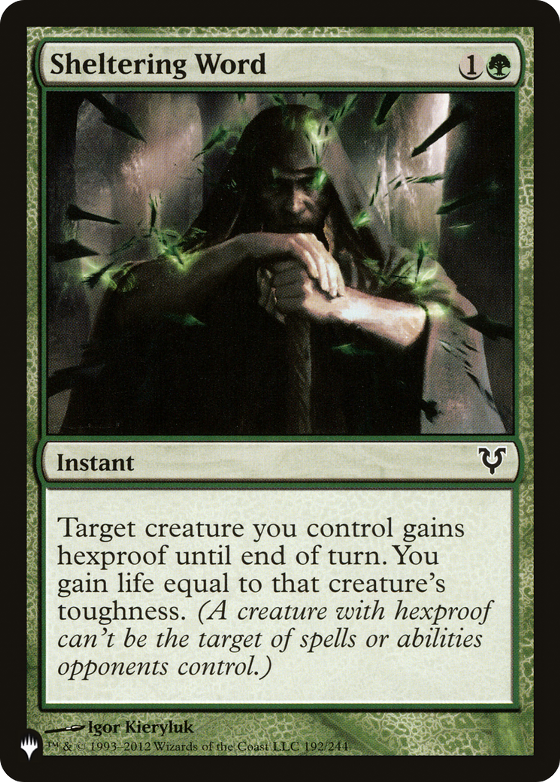 Mot de protection — The List — Magic: The Gathering