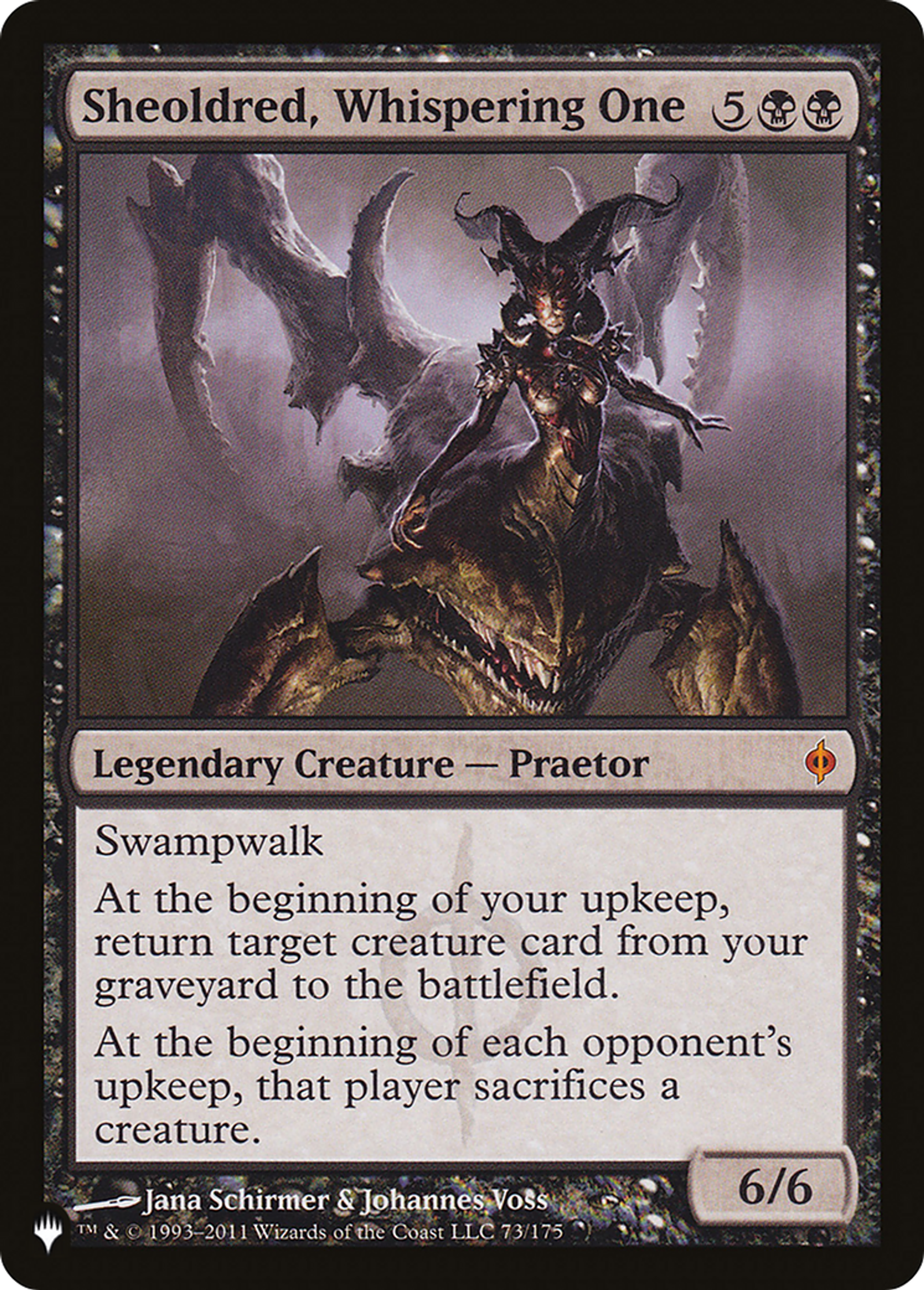 Sheoldred, Whispering One — The List — Magic: The Gathering