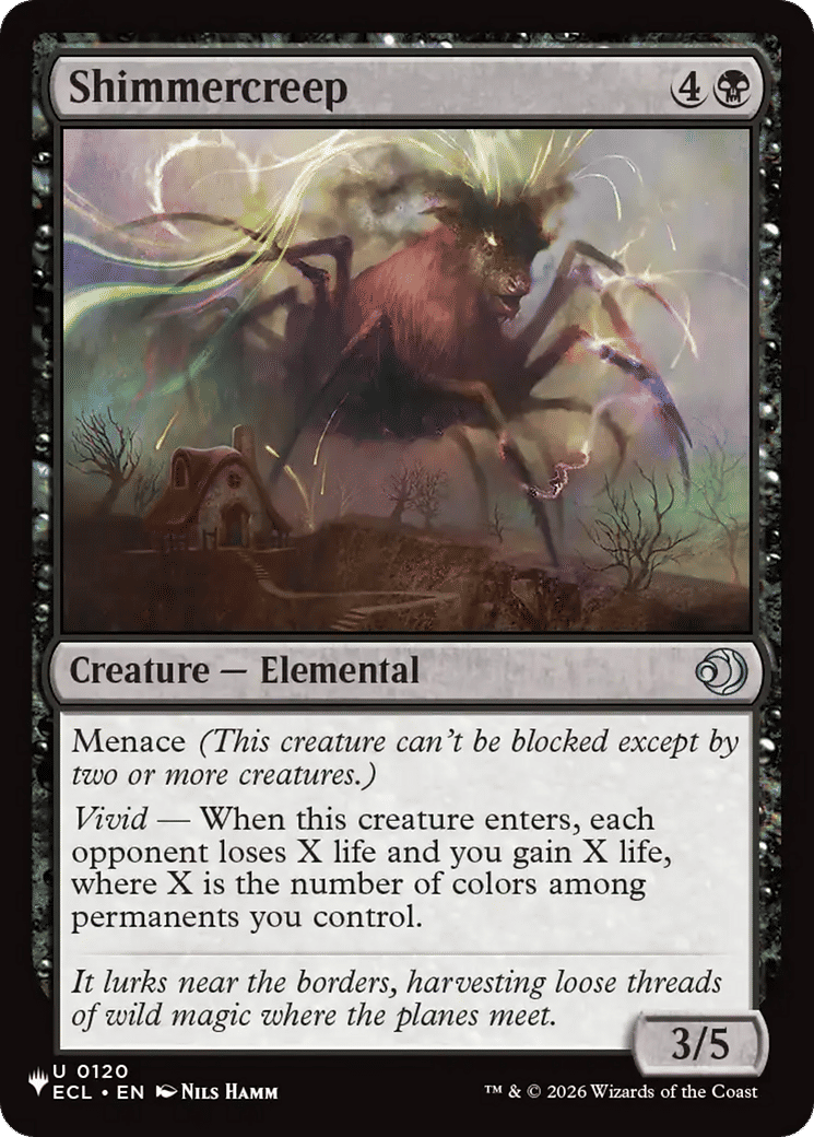Shimmercreep — The List — Magic: The Gathering