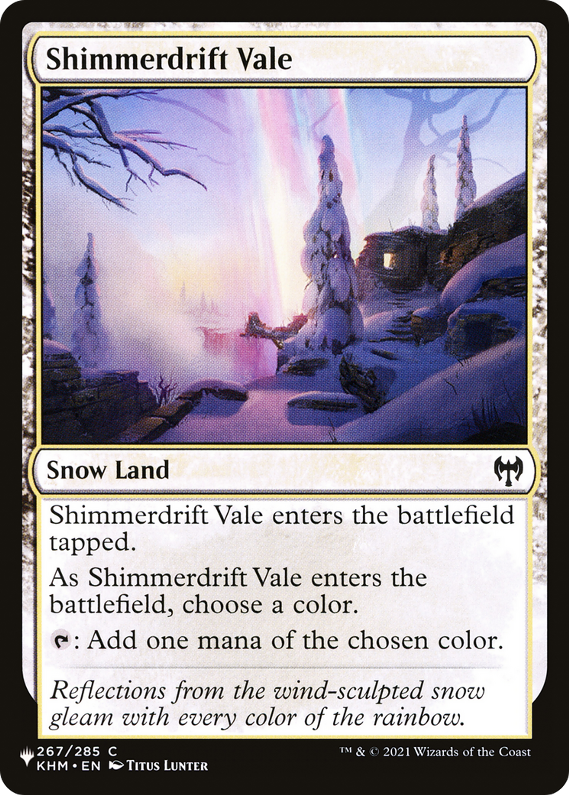 Shimmerdrift Vale — The List — Magic: The Gathering