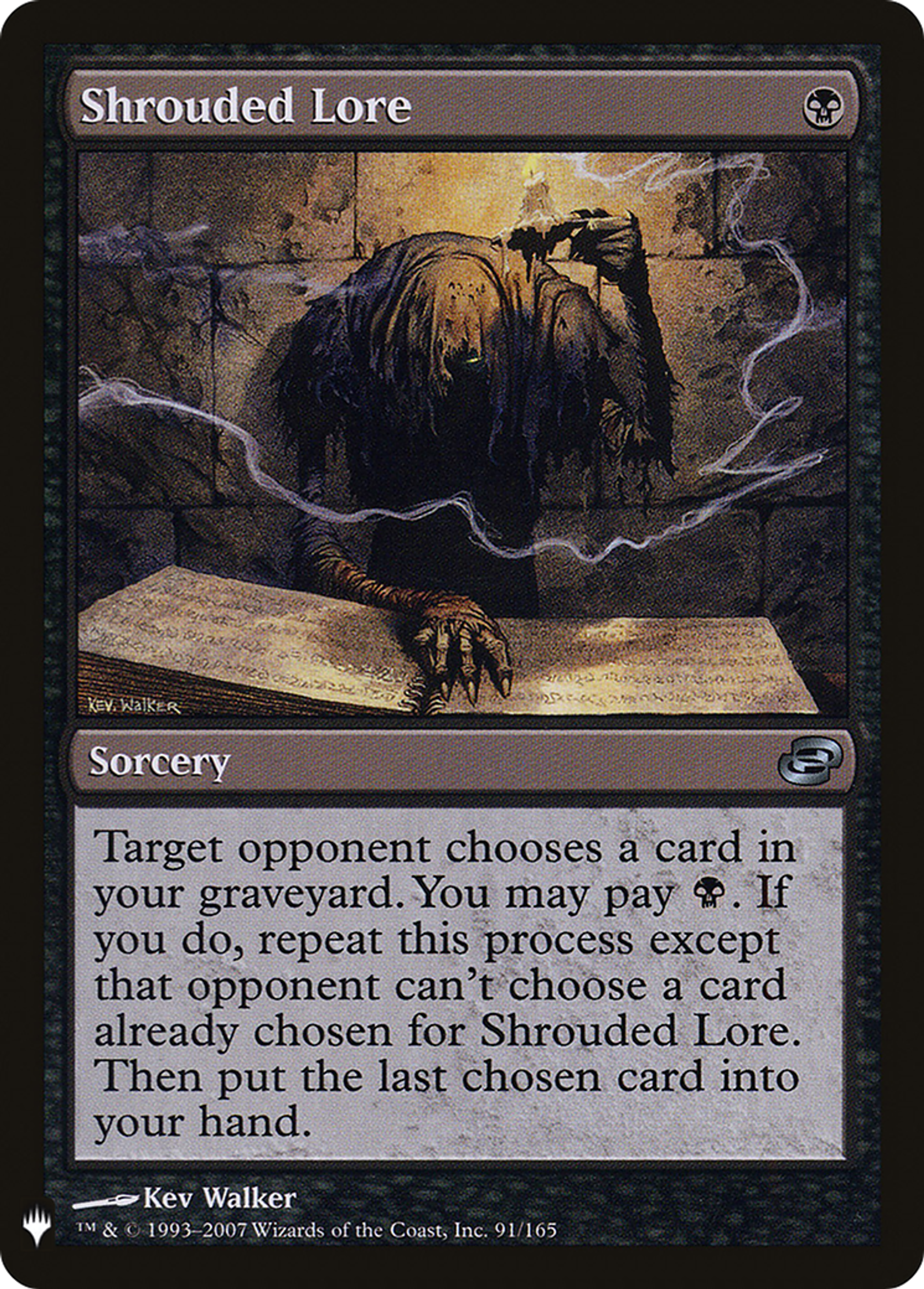 Shrouded Lore — The List — Magic: The Gathering