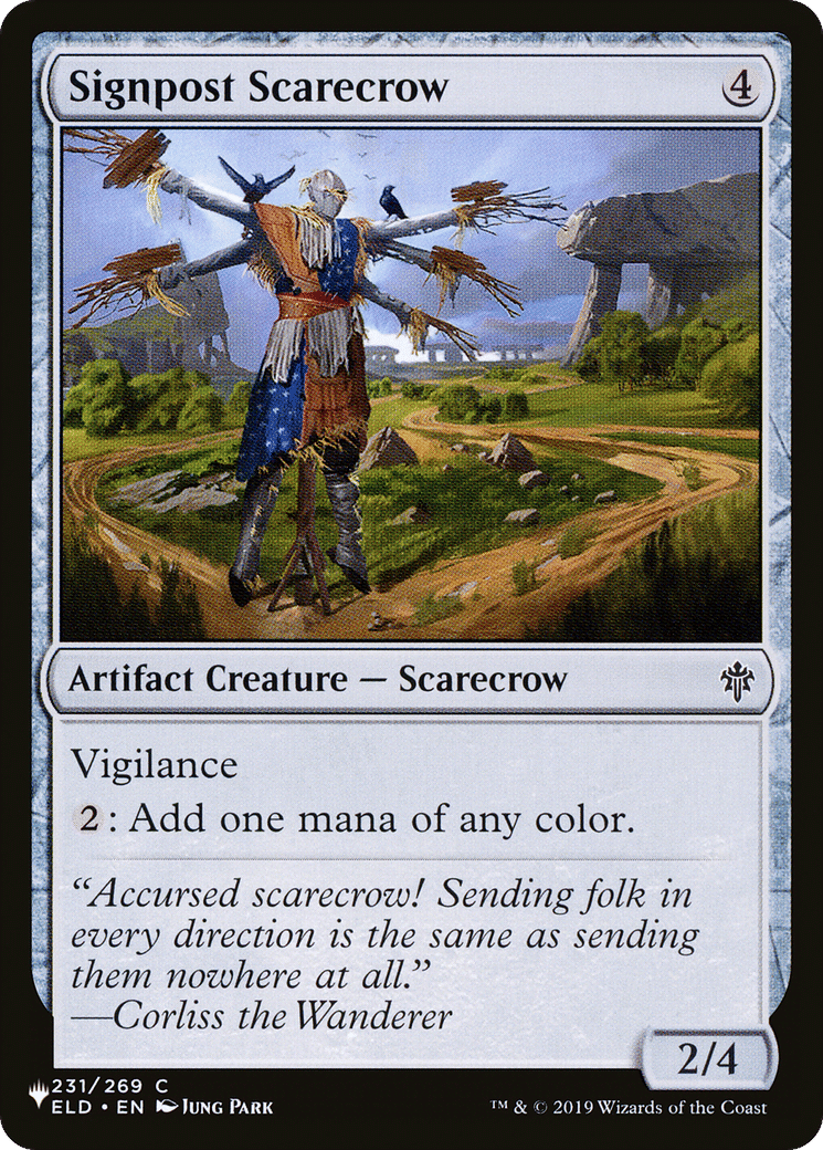 Signpost Scarecrow — The List — Magic: The Gathering