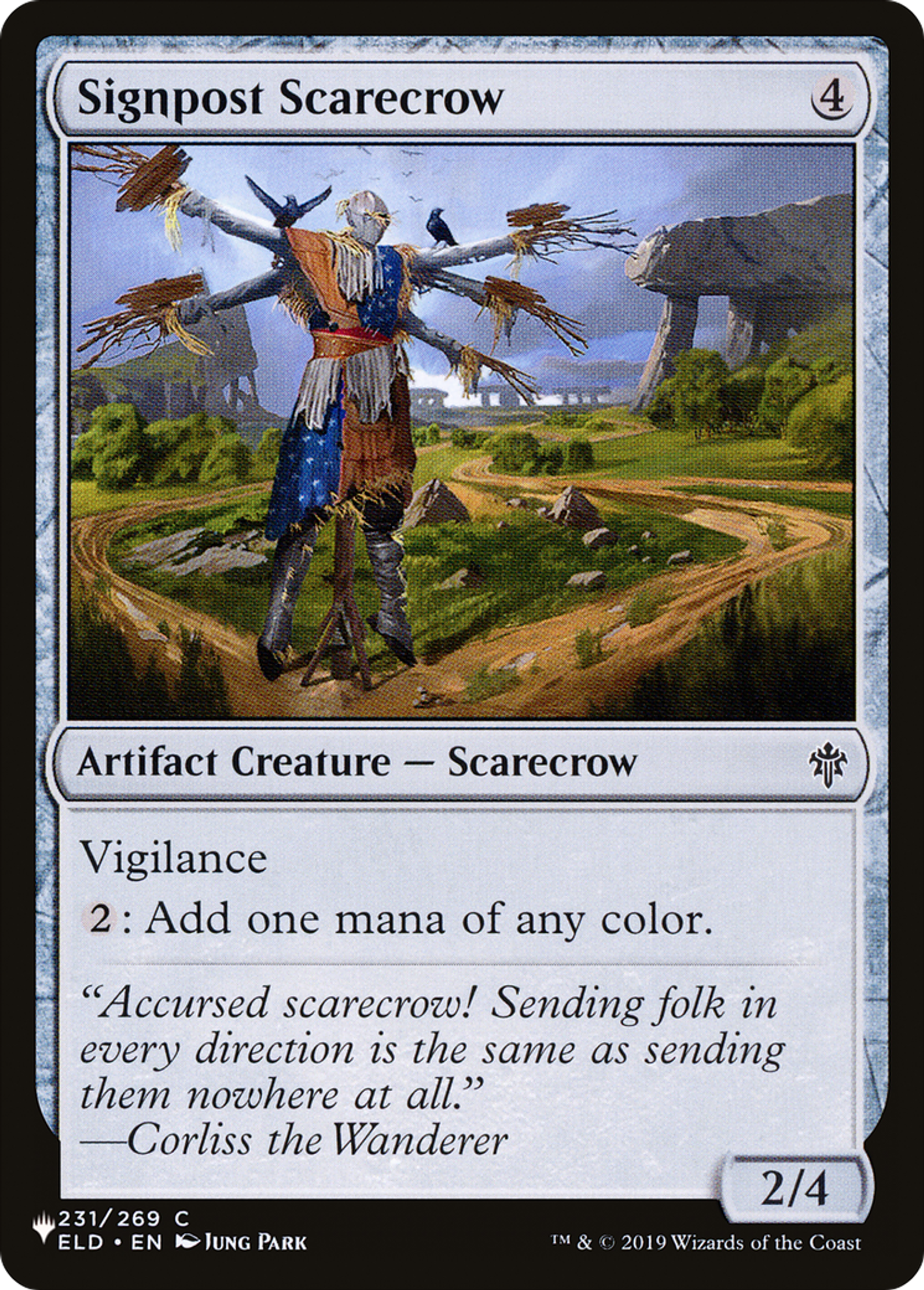 Signpost Scarecrow — The List — Magic: The Gathering