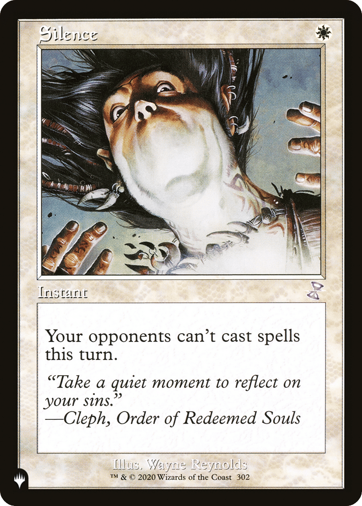 Silence — The List — Magic: The Gathering