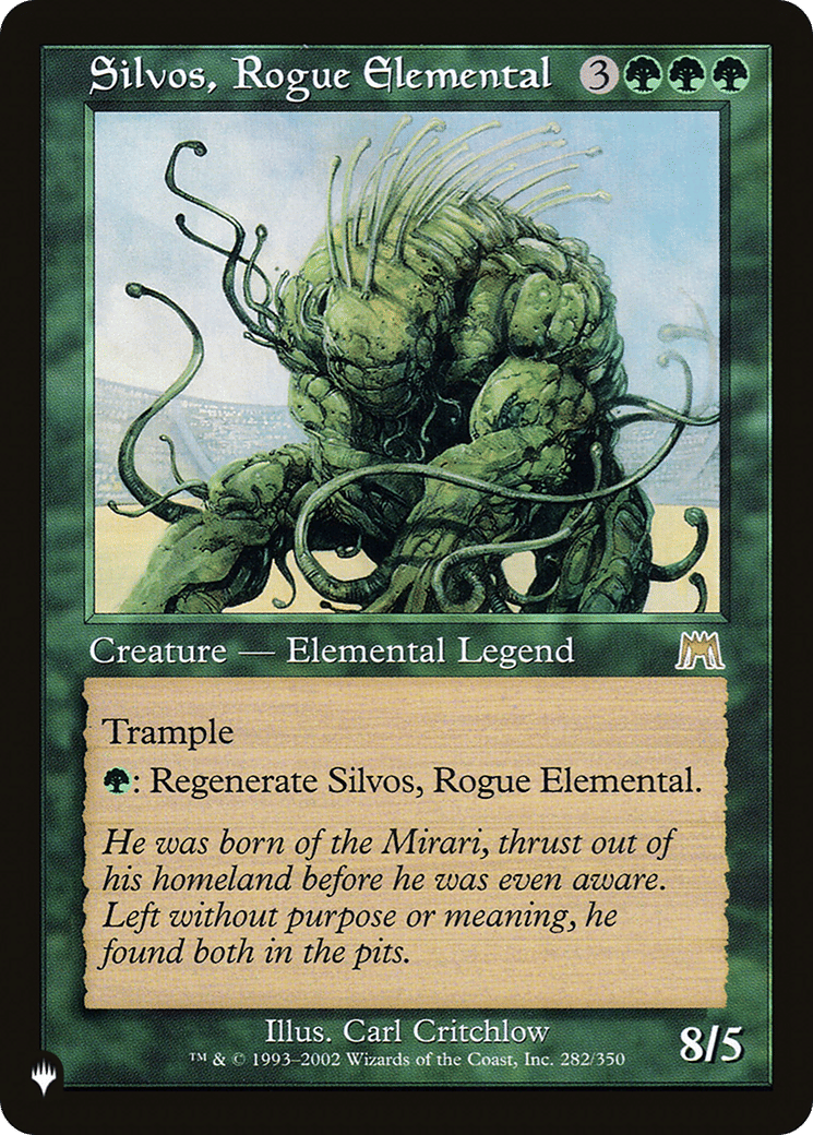 Silvos, Rogue Elemental — The List — Magic: The Gathering