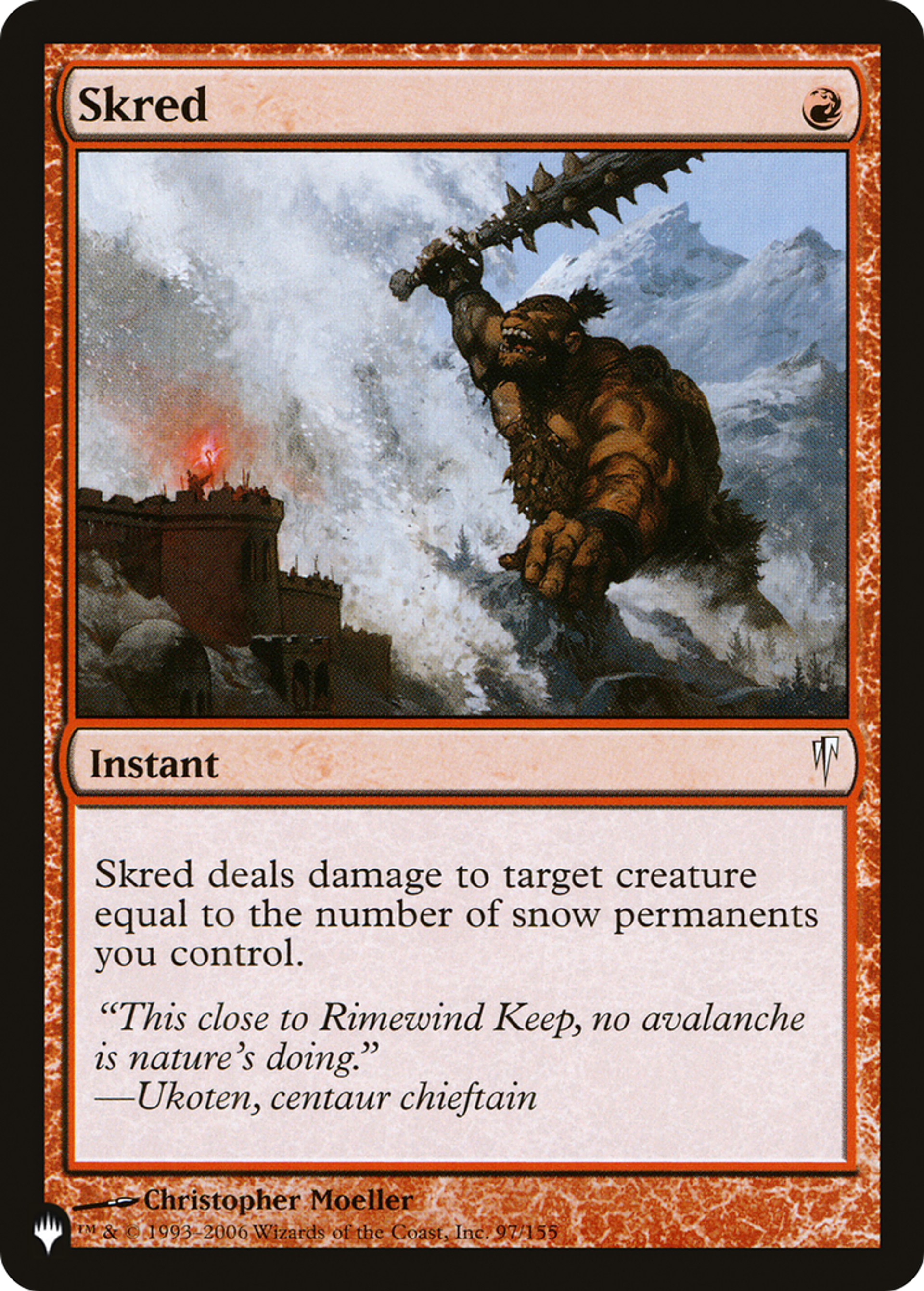 Skred — The List — Magic: The Gathering