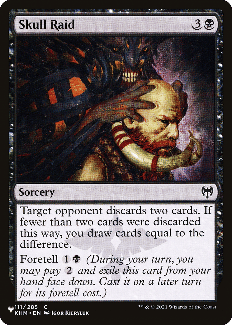 Skull Raid — The List — Magic: The Gathering