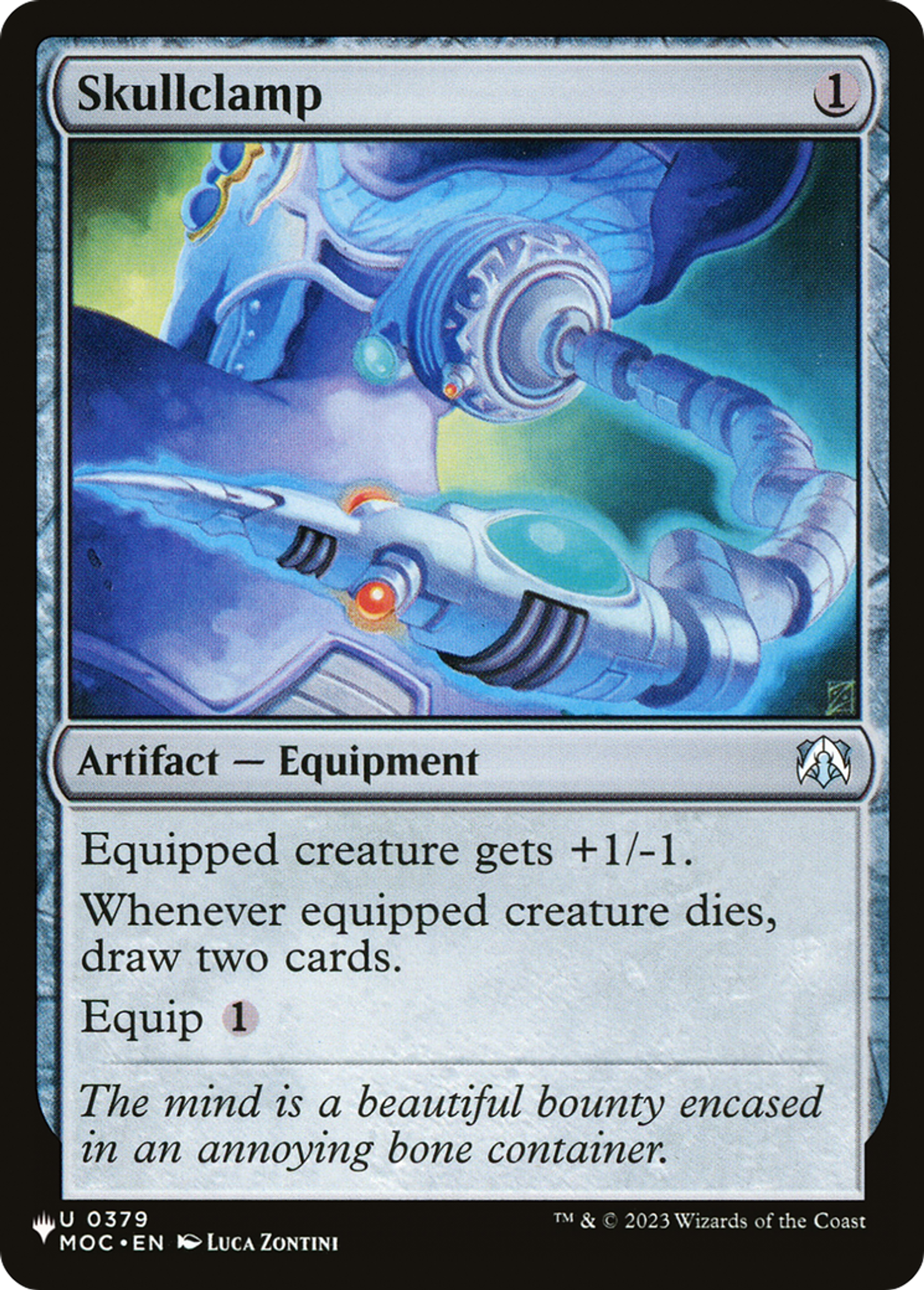 Skullclamp — The List — Magic: The Gathering