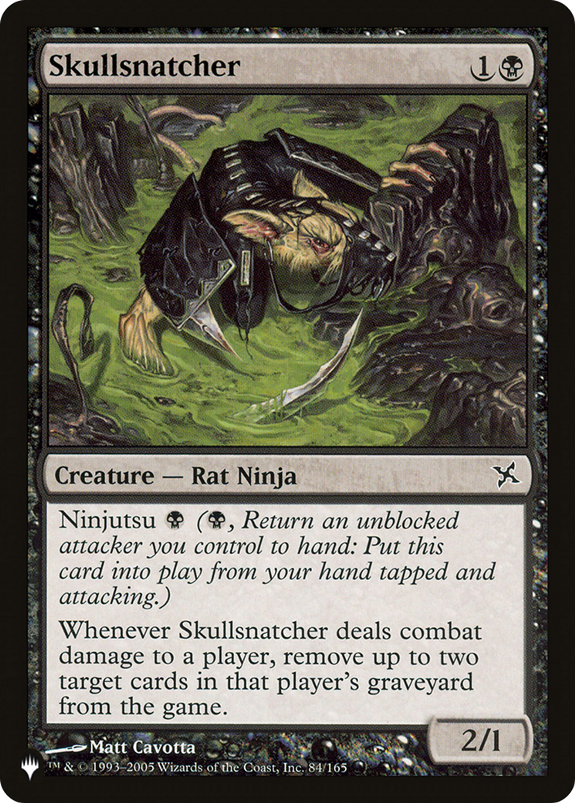 Profanateur de crâne — The List — Magic: The Gathering