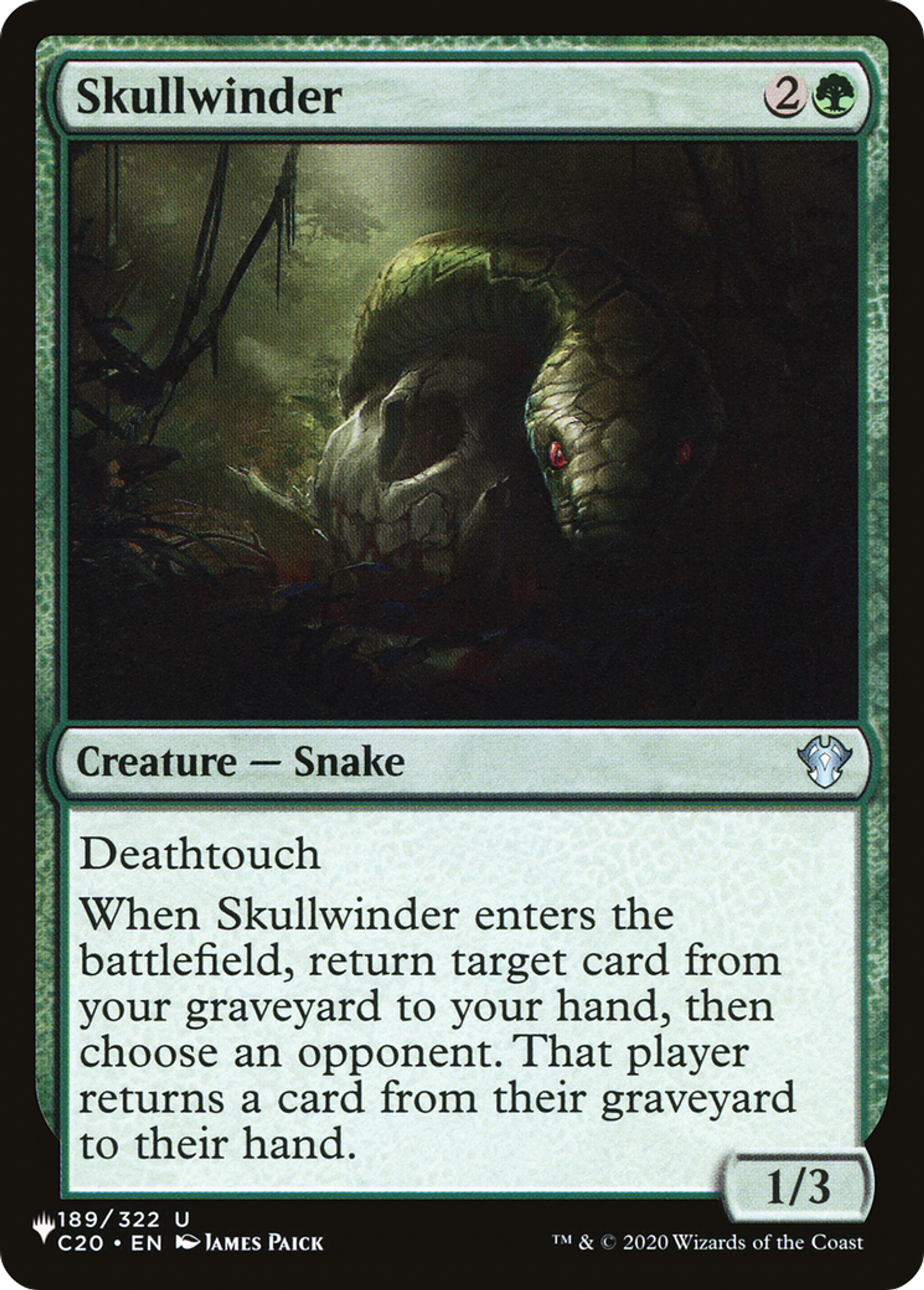 Skullwinder — The List — Magic: The Gathering