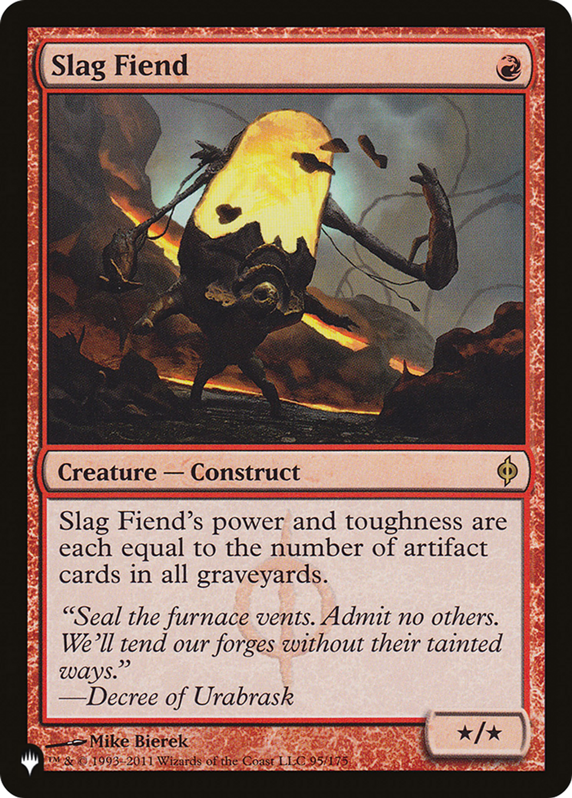 Slag Fiend — The List — Magic: The Gathering