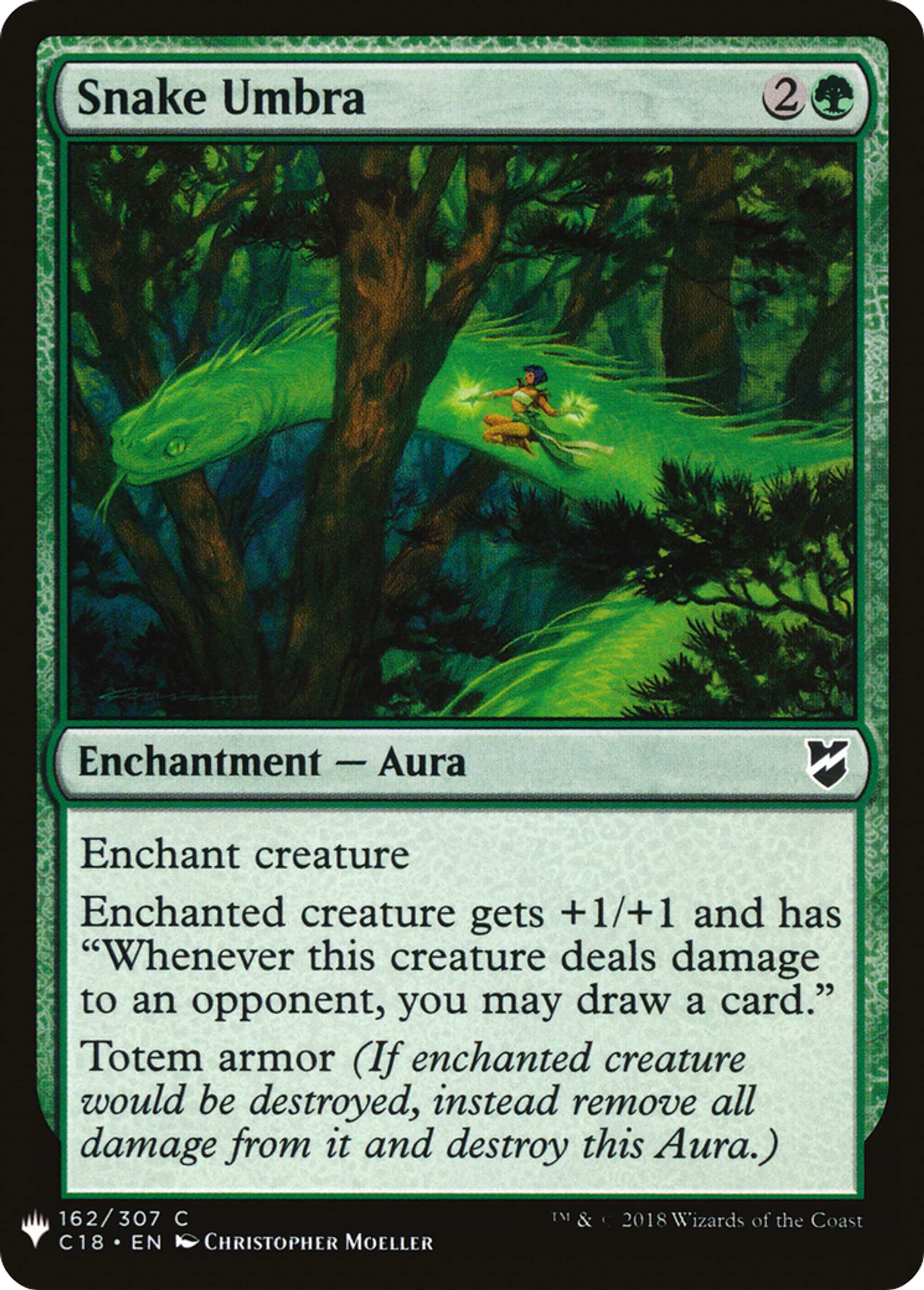 Snake Umbra — The List — Magic: The Gathering
