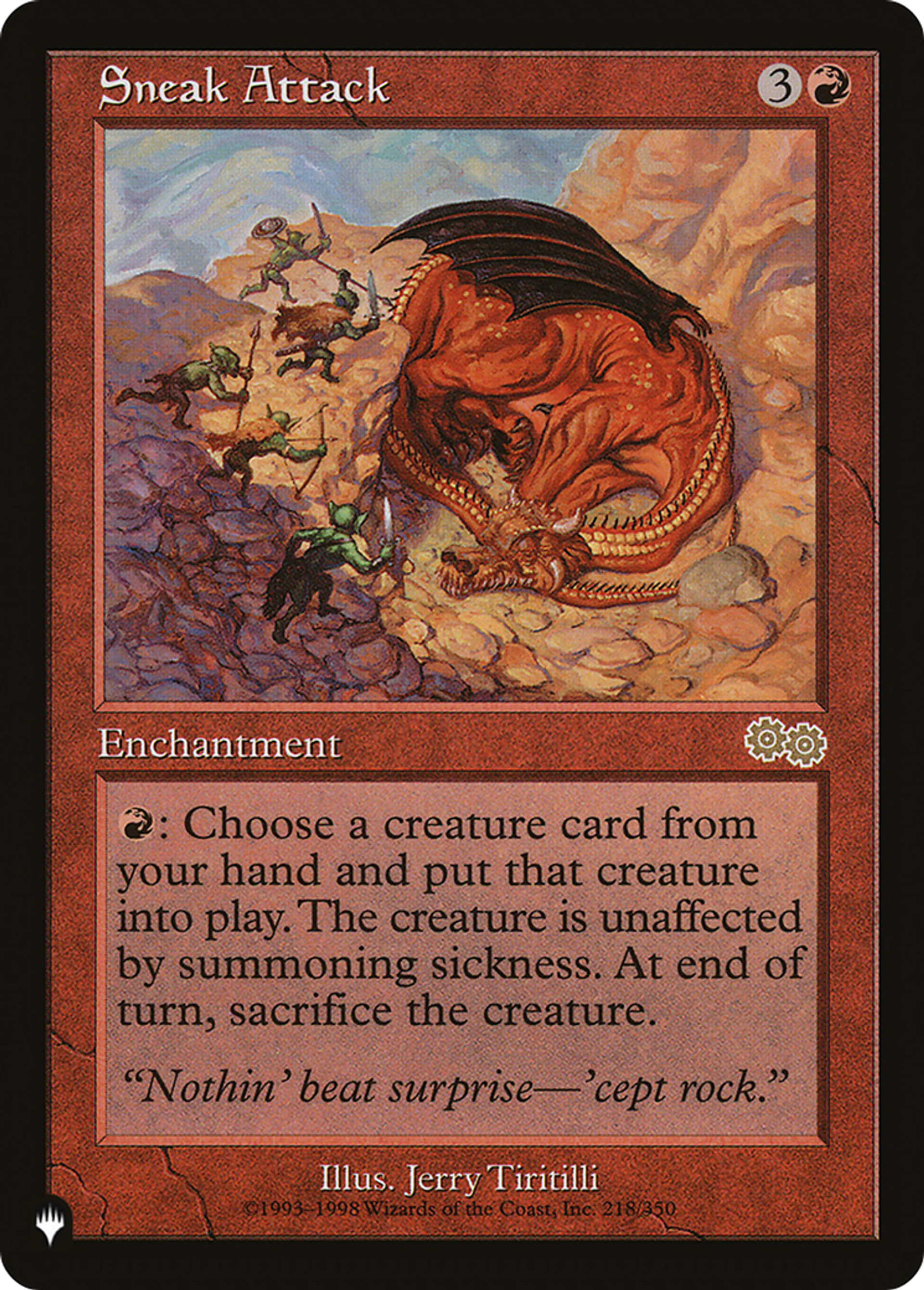 Attaque furtive — The List — Magic: The Gathering