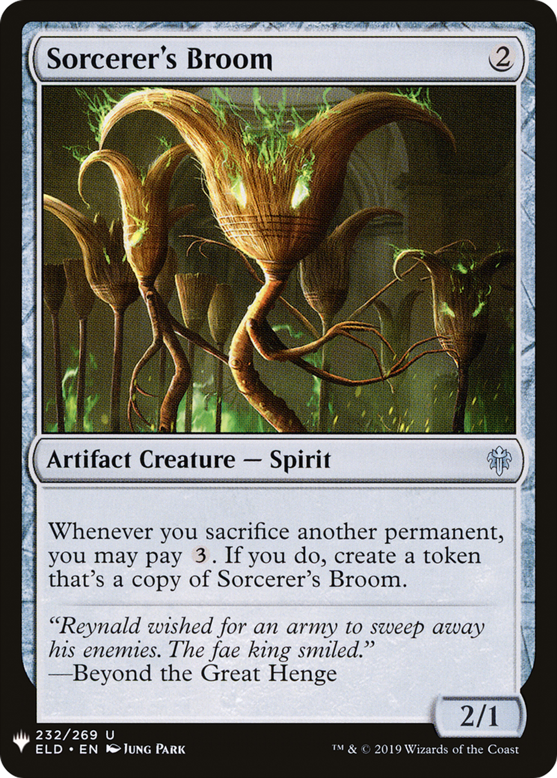 Sorcerer's Broom — The List — Magic: The Gathering