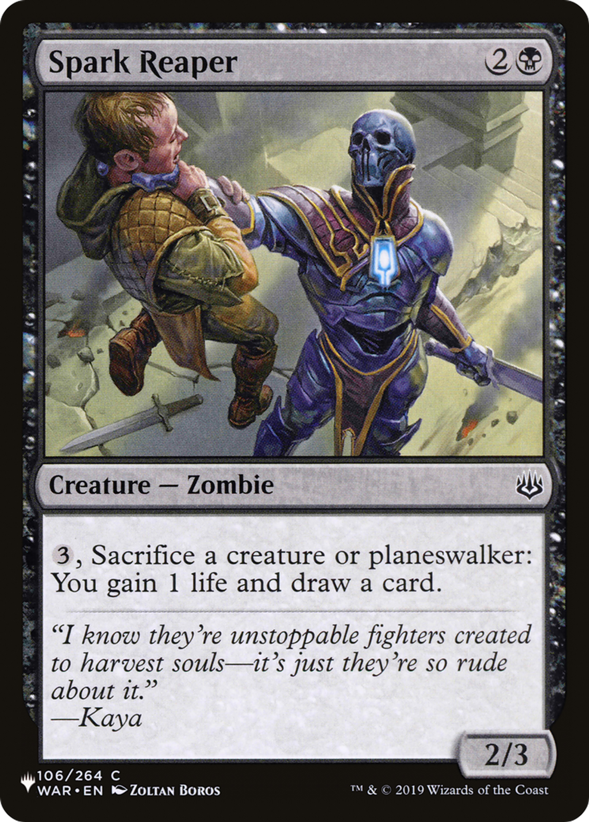 Faucheur d'étincelle — The List — Magic: The Gathering