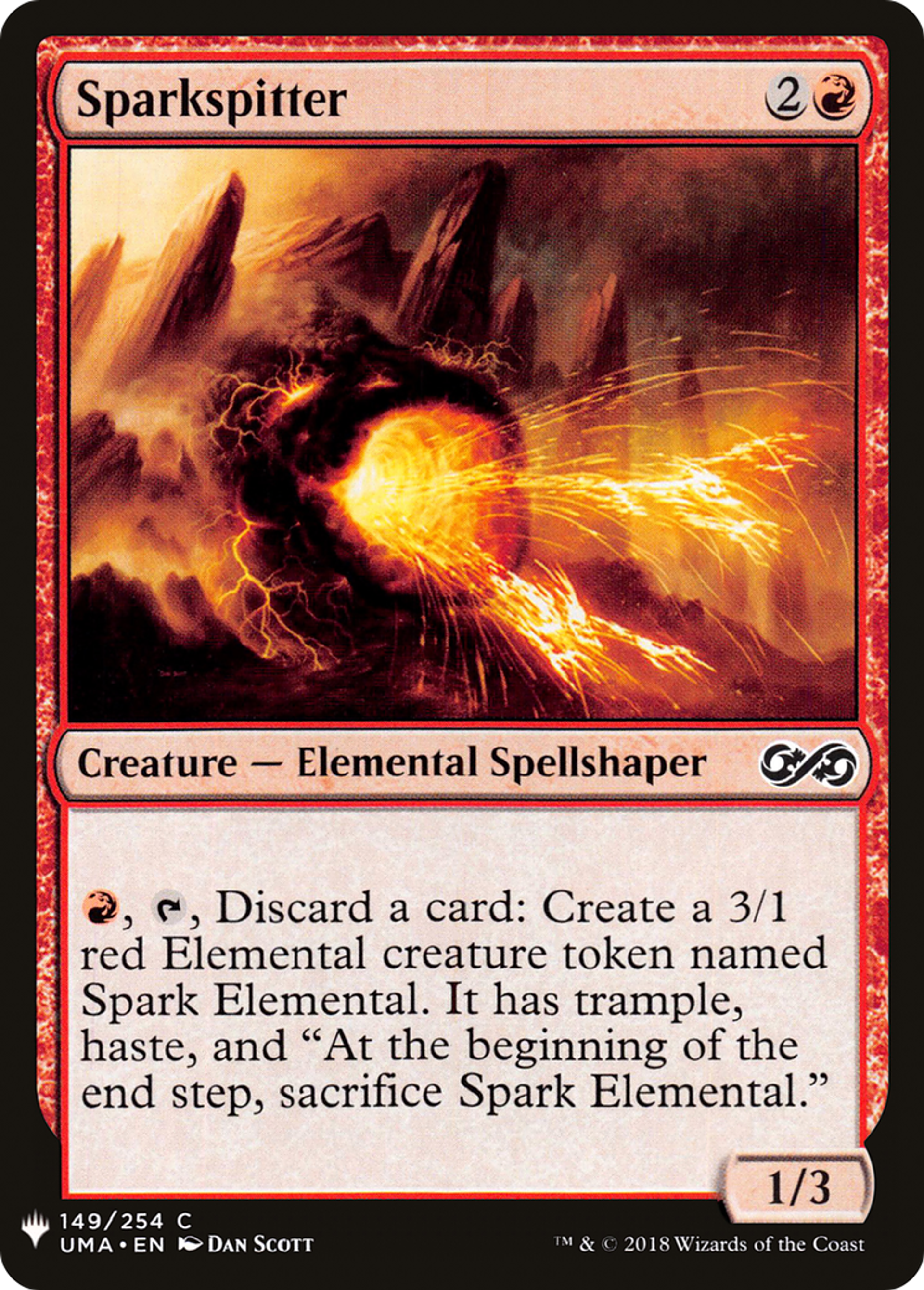 Cracheur d'étincelles — The List — Magic: The Gathering